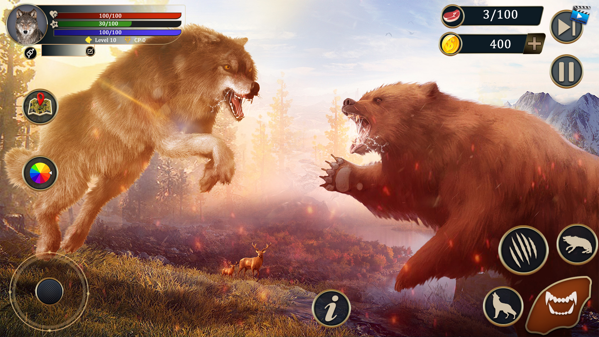 اسکرین شات 2 بازی The Wild Wolf Life Simulator