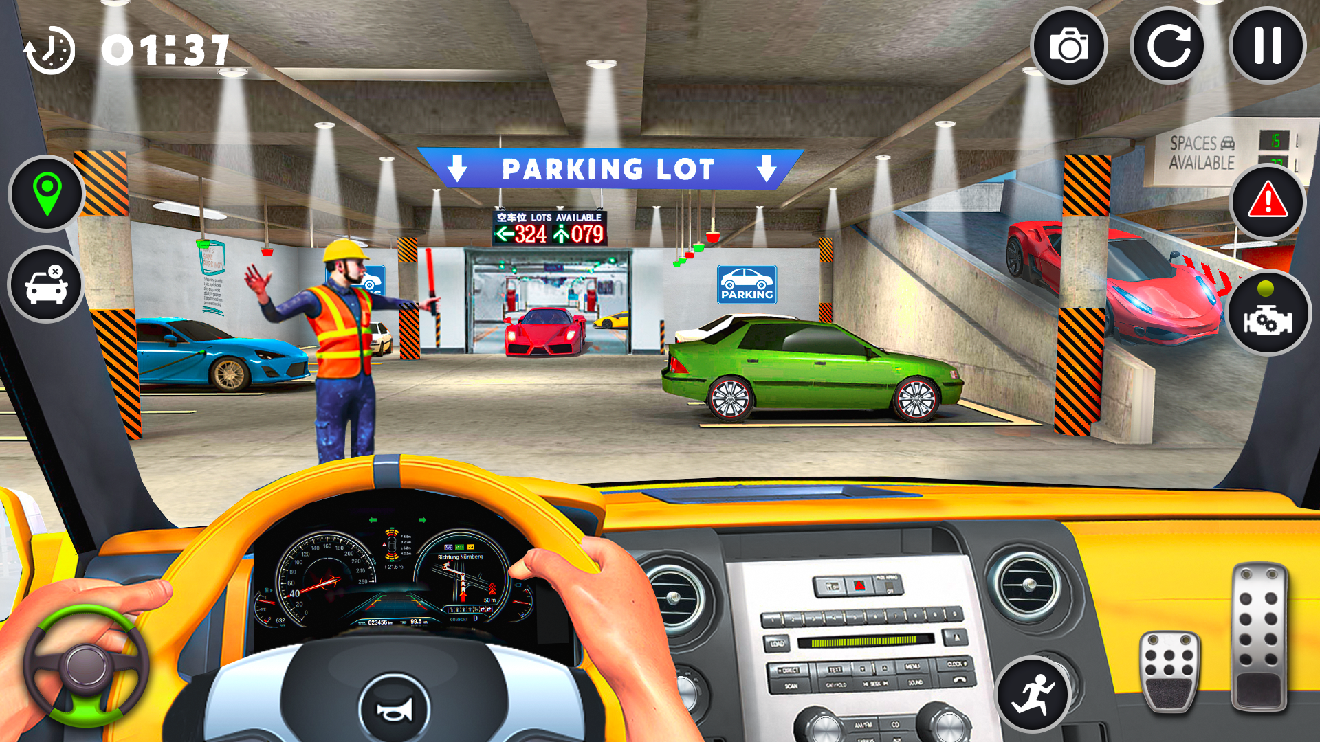 اسکرین شات 1 برنامه Car Parking: 3D Driving Games