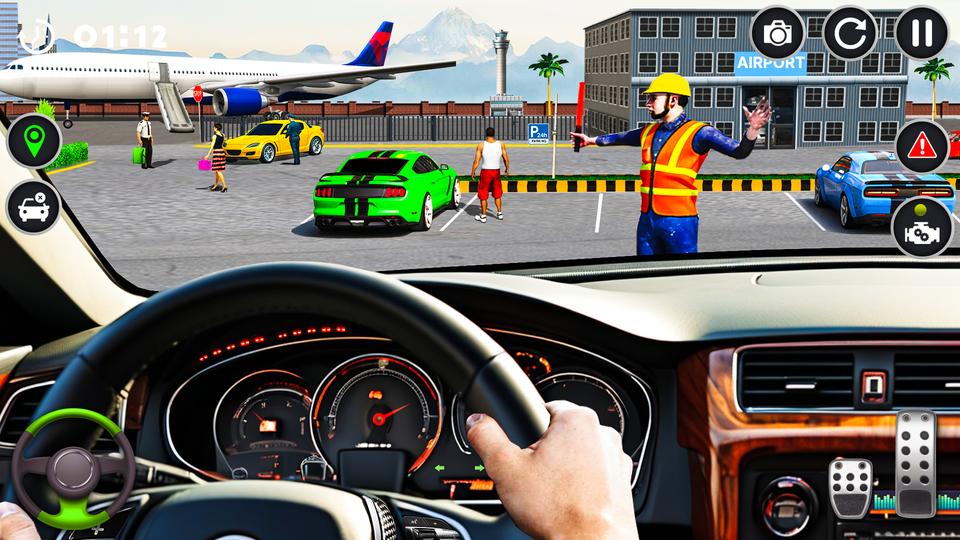 اسکرین شات 2 برنامه Car Parking: 3D Driving Games