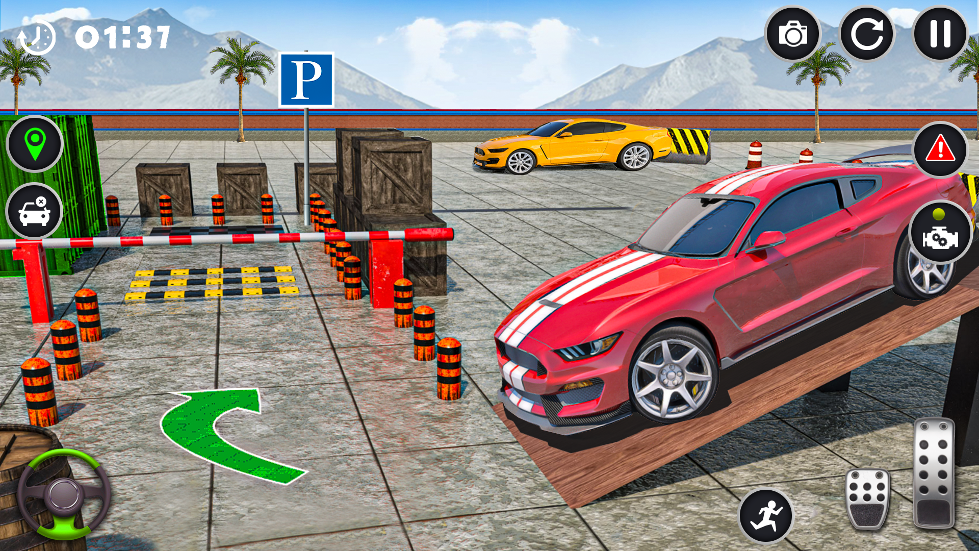 اسکرین شات 3 برنامه Car Parking: 3D Driving Games
