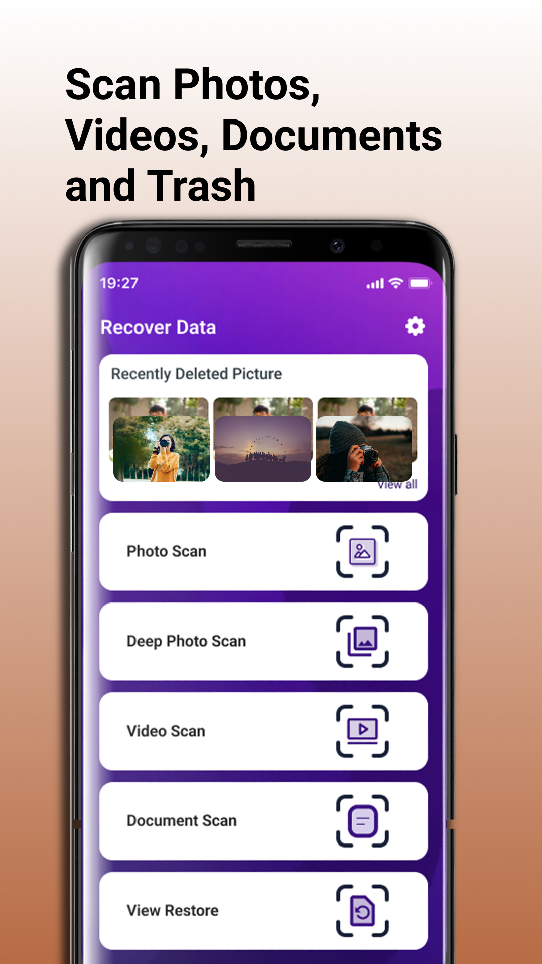 اسکرین شات 1 برنامه Restore My All Deleted Photos