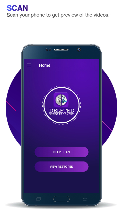 اسکرین شات 1 برنامه Deleted Video Recovery
