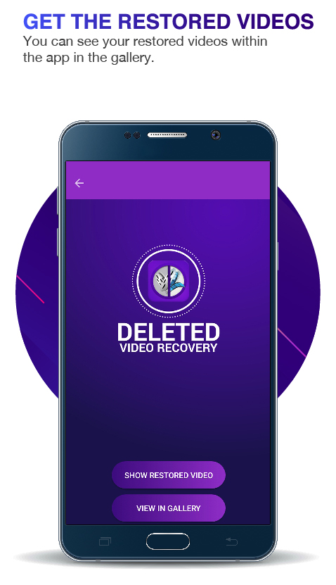 اسکرین شات 4 برنامه Deleted Video Recovery