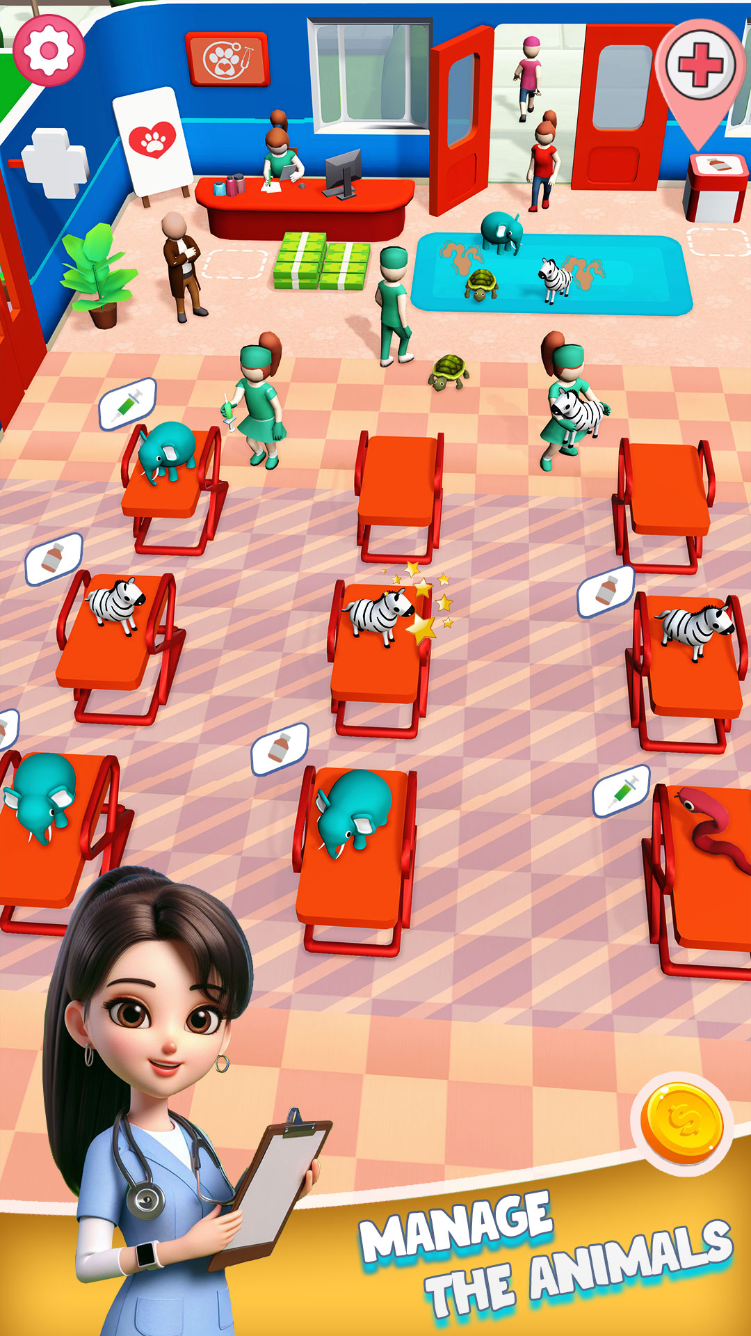 اسکرین شات 1 بازی Hungry Animal Shelter