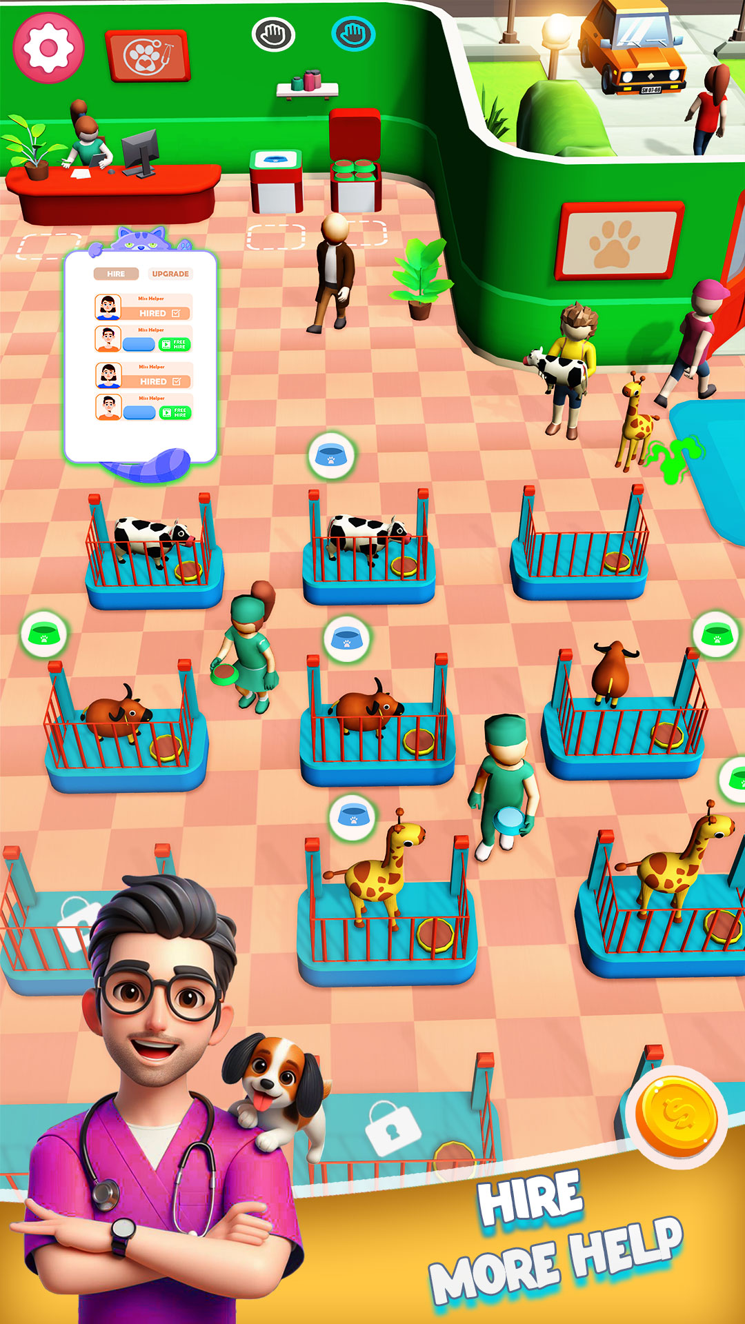 اسکرین شات 4 بازی Hungry Animal Shelter