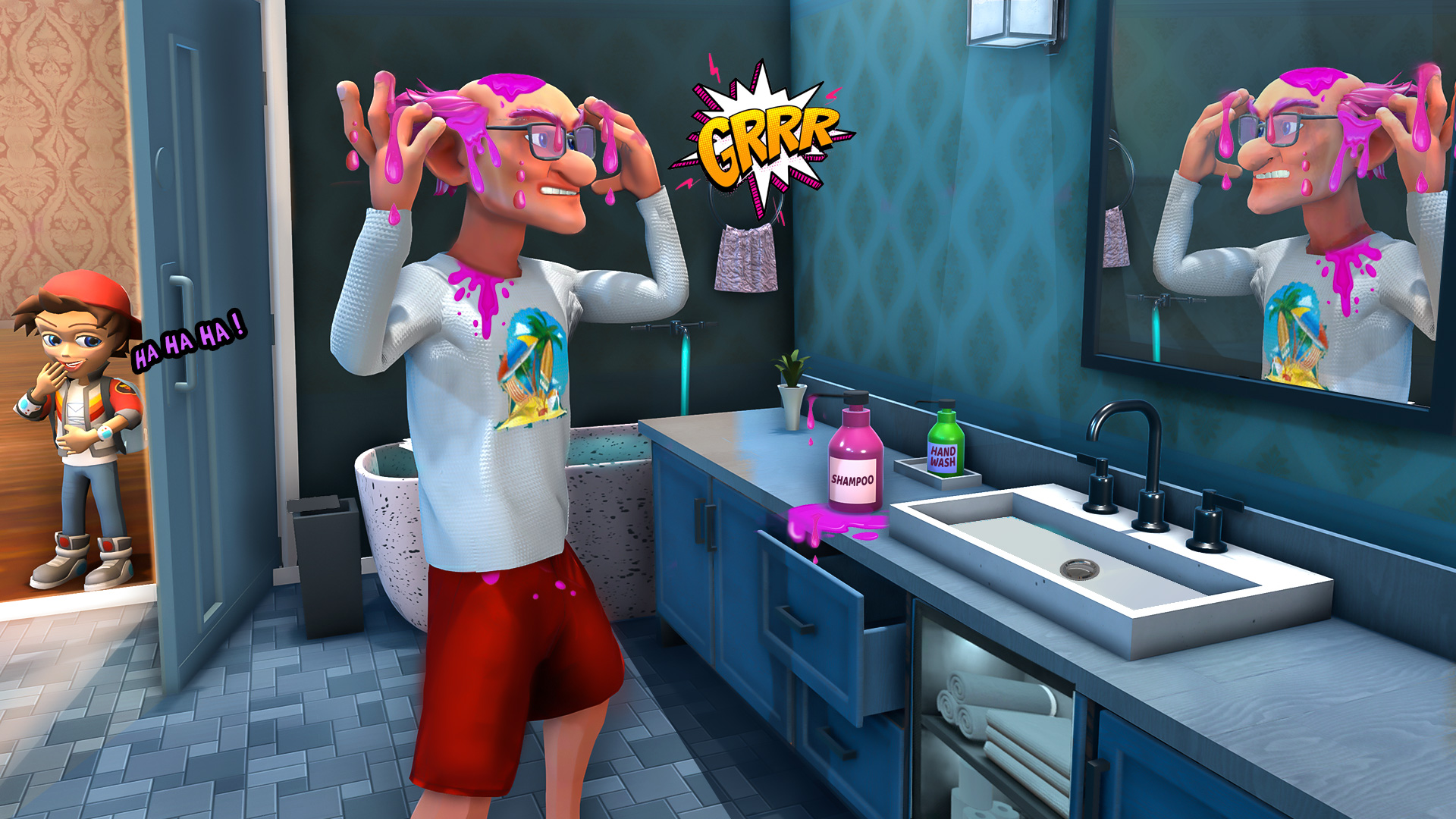 اسکرین شات 4 بازی Bad Dad Prankster Simulator