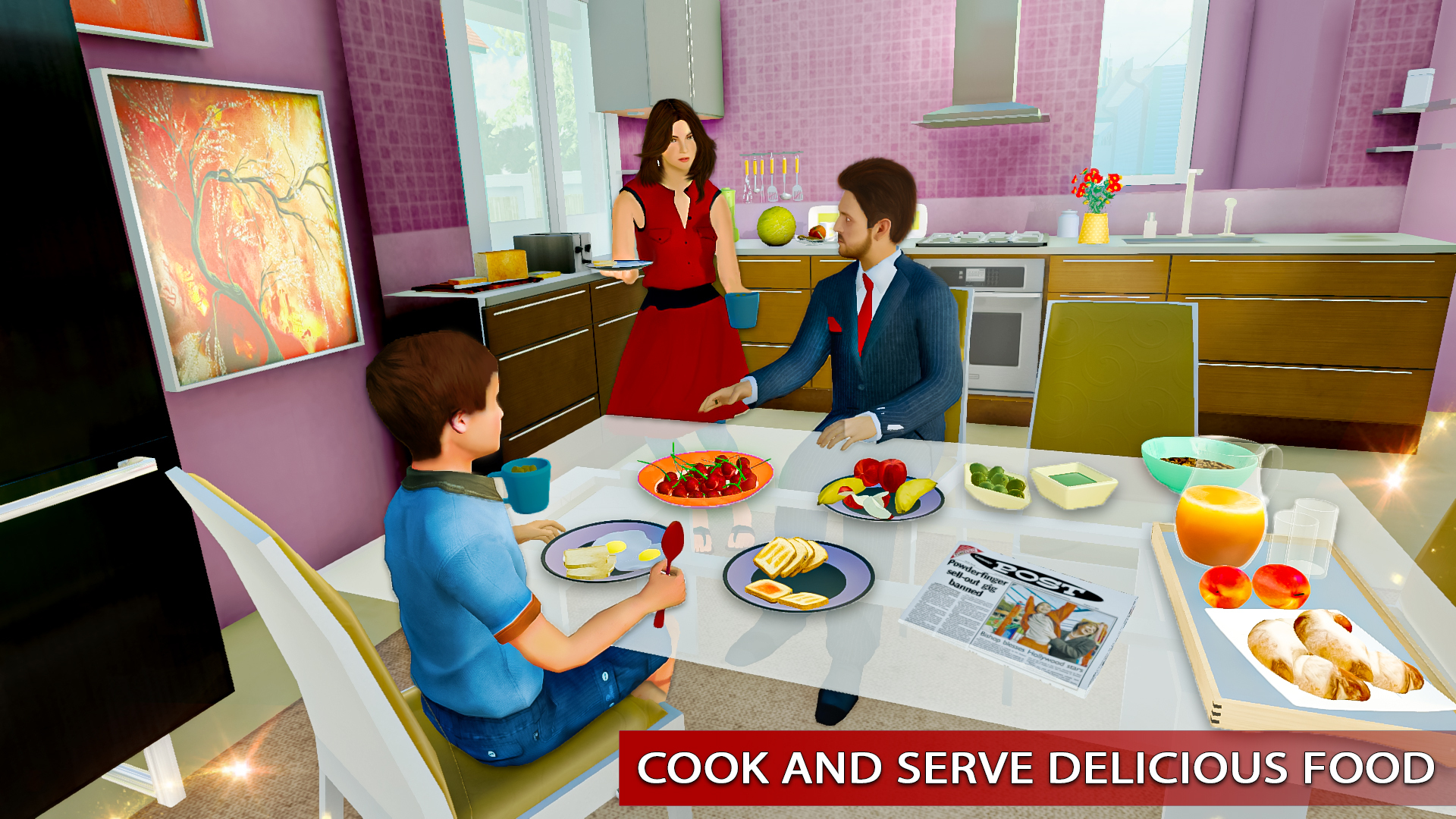اسکرین شات 3 بازی Virtual Mom Family Simulator