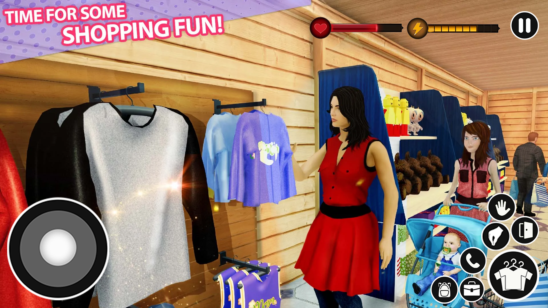 اسکرین شات 3 بازی Single Mom Baby Simulator