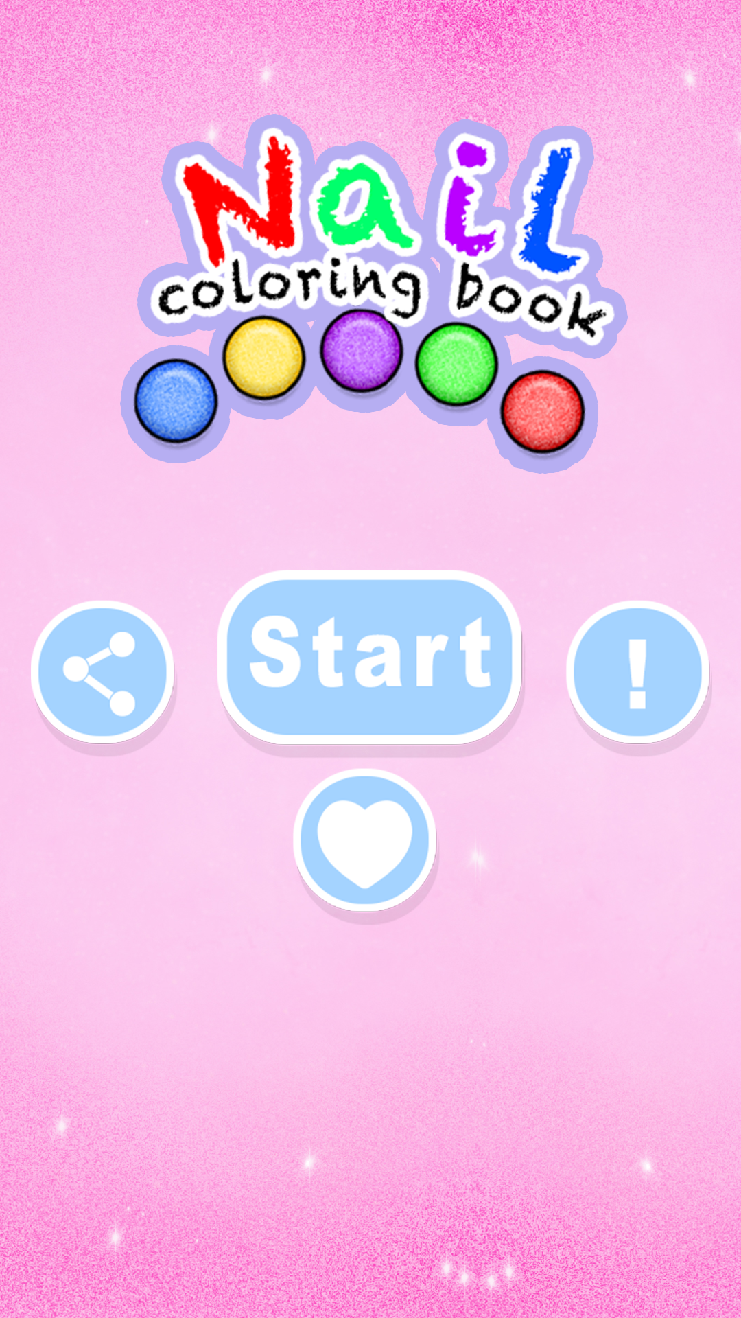 اسکرین شات 1 برنامه Glitter Nail Coloring Game