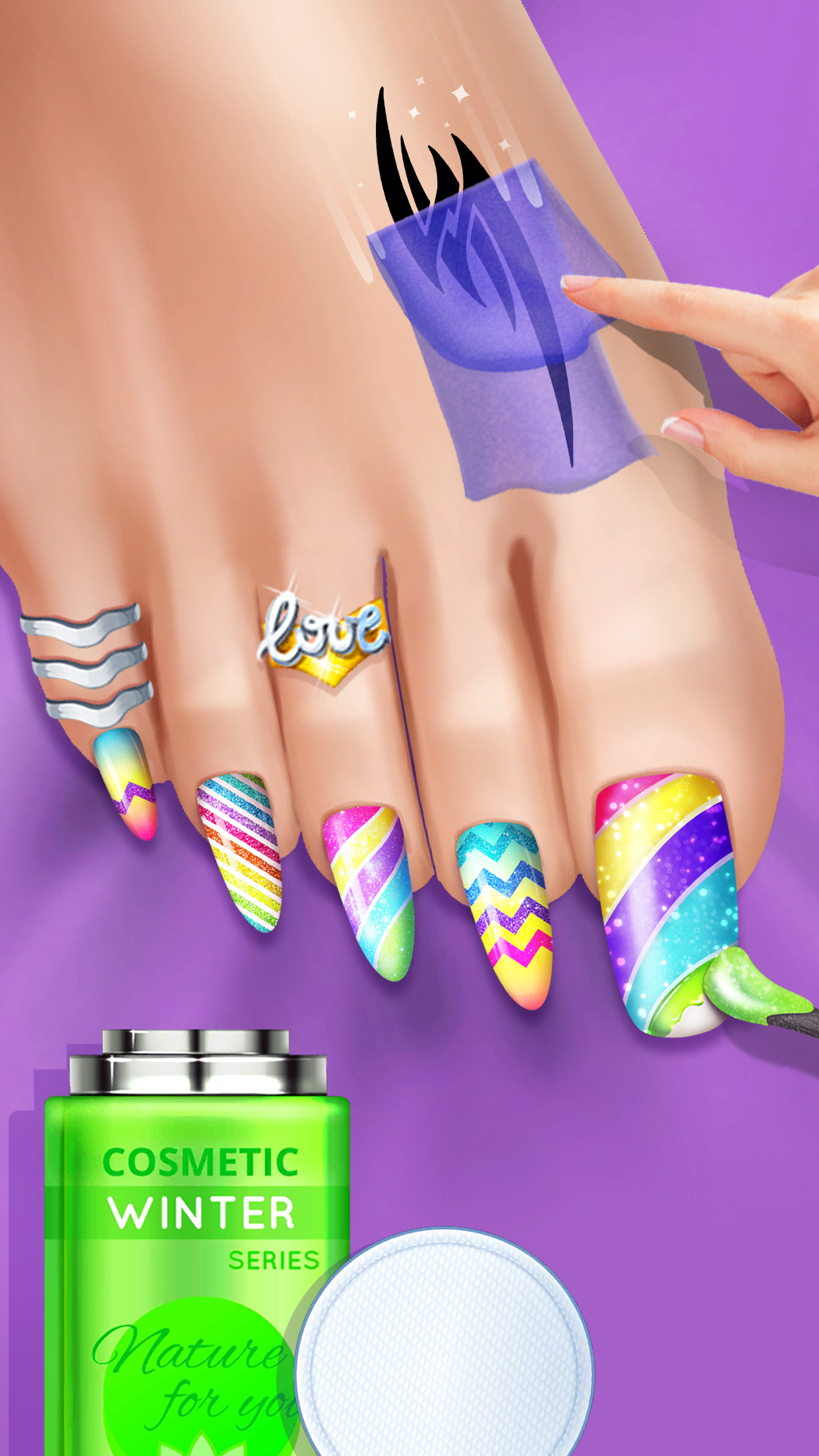 اسکرین شات 4 بازی Acrylic Nail Salon: Nail Art