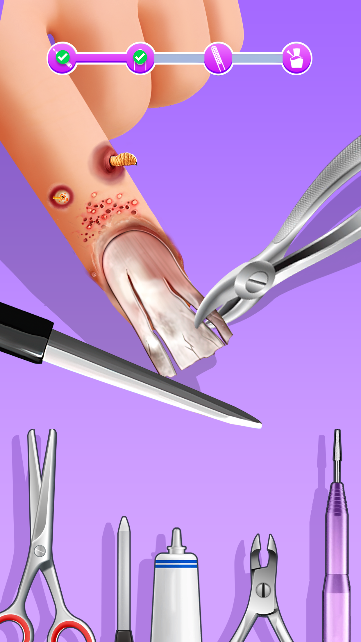 اسکرین شات 5 بازی Acrylic Nail Salon: Nail Art