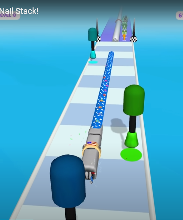 اسکرین شات 1 بازی Nail Stack Run