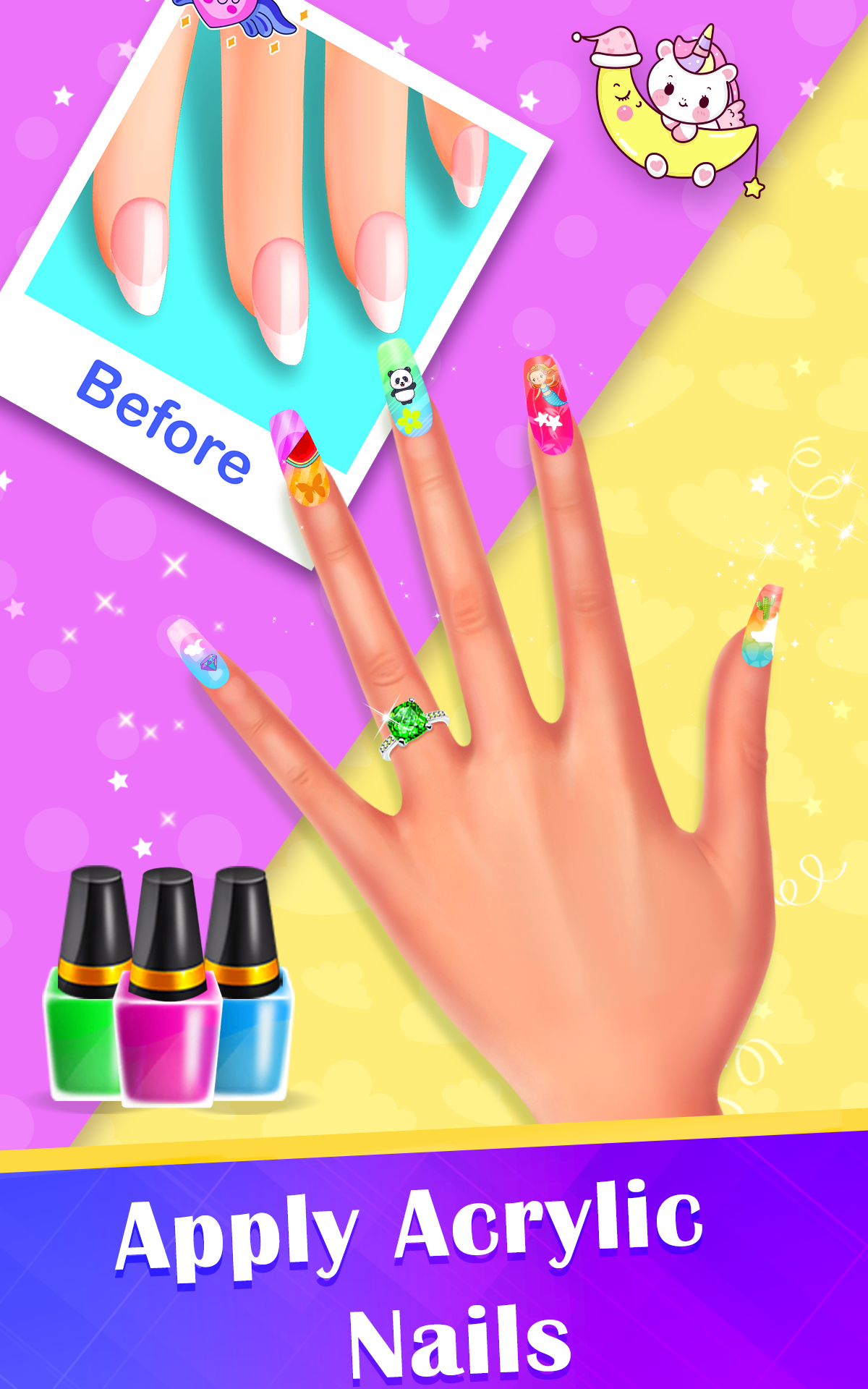 اسکرین شات 3 بازی Nails Salon Games - Nail Art