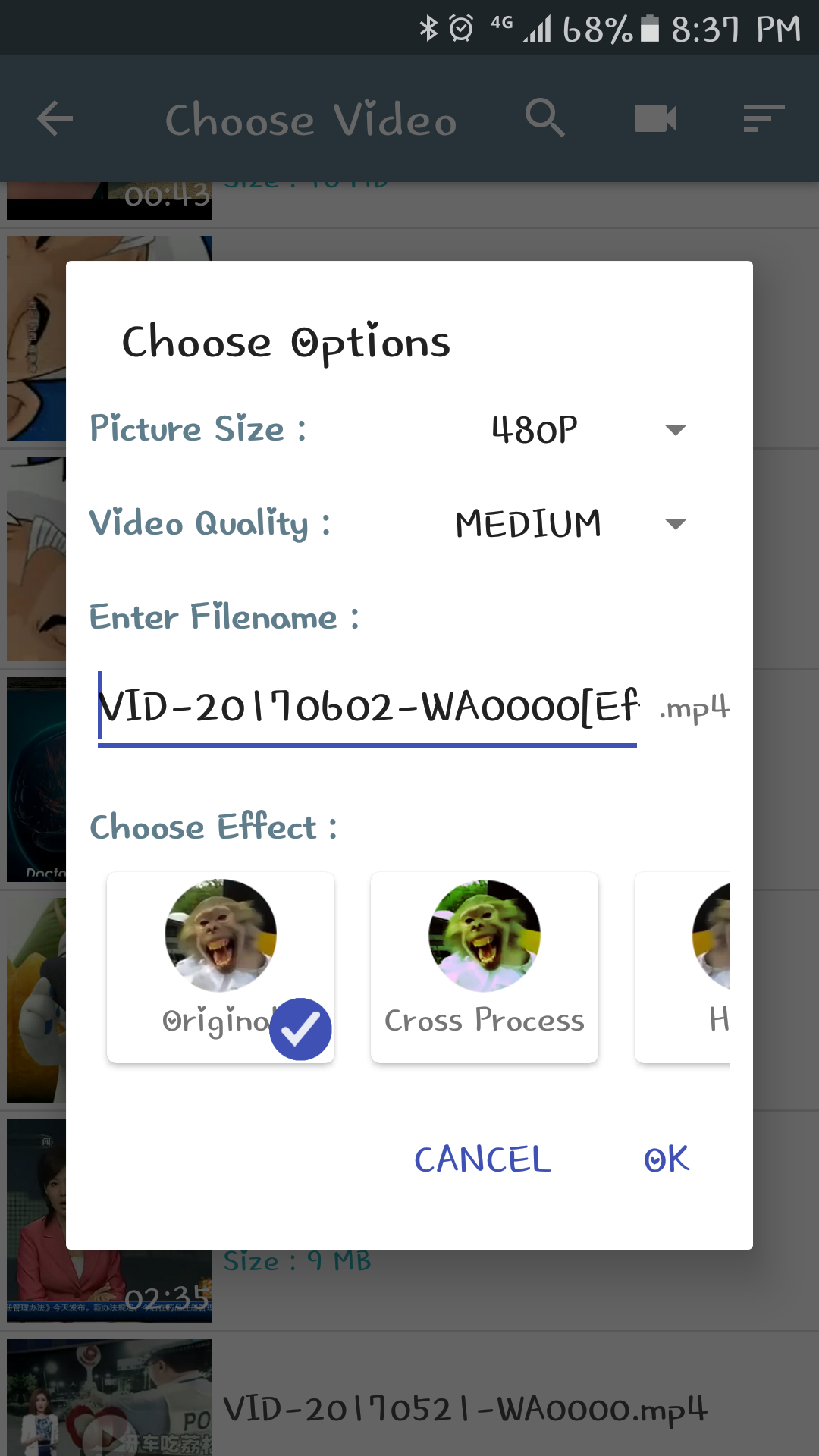 اسکرین شات 8 برنامه Easy Video Cutter