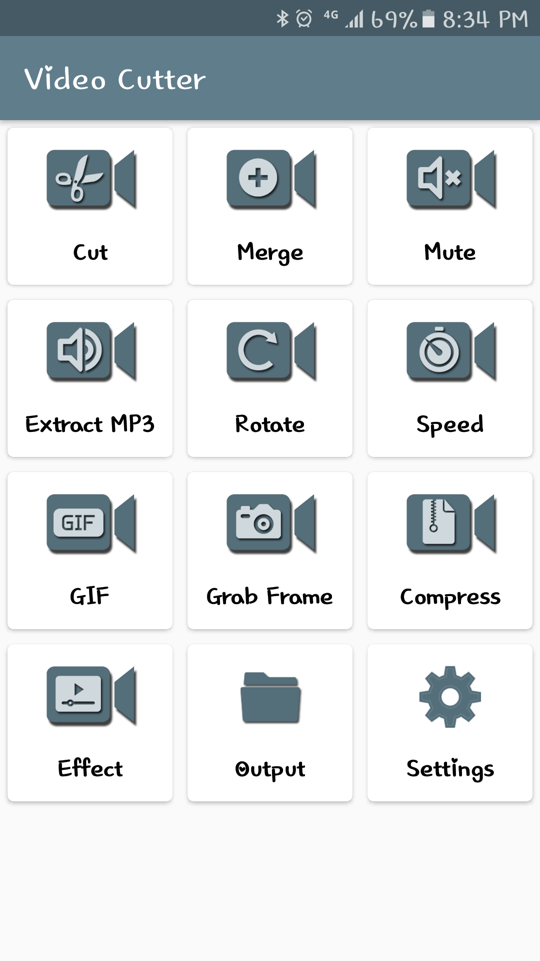 اسکرین شات 1 برنامه Easy Video Cutter