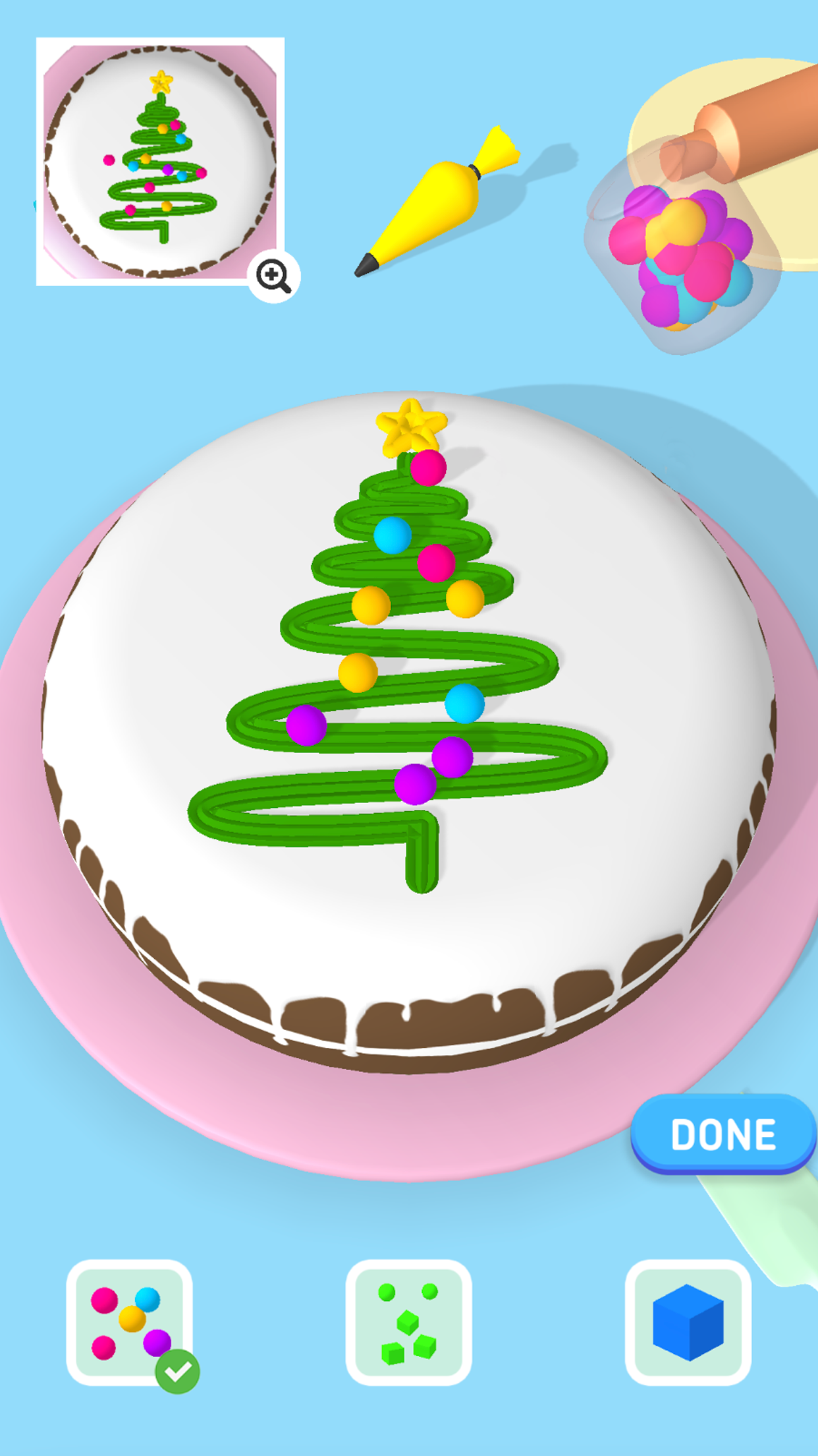 اسکرین شات 3 بازی Cake Art 3D