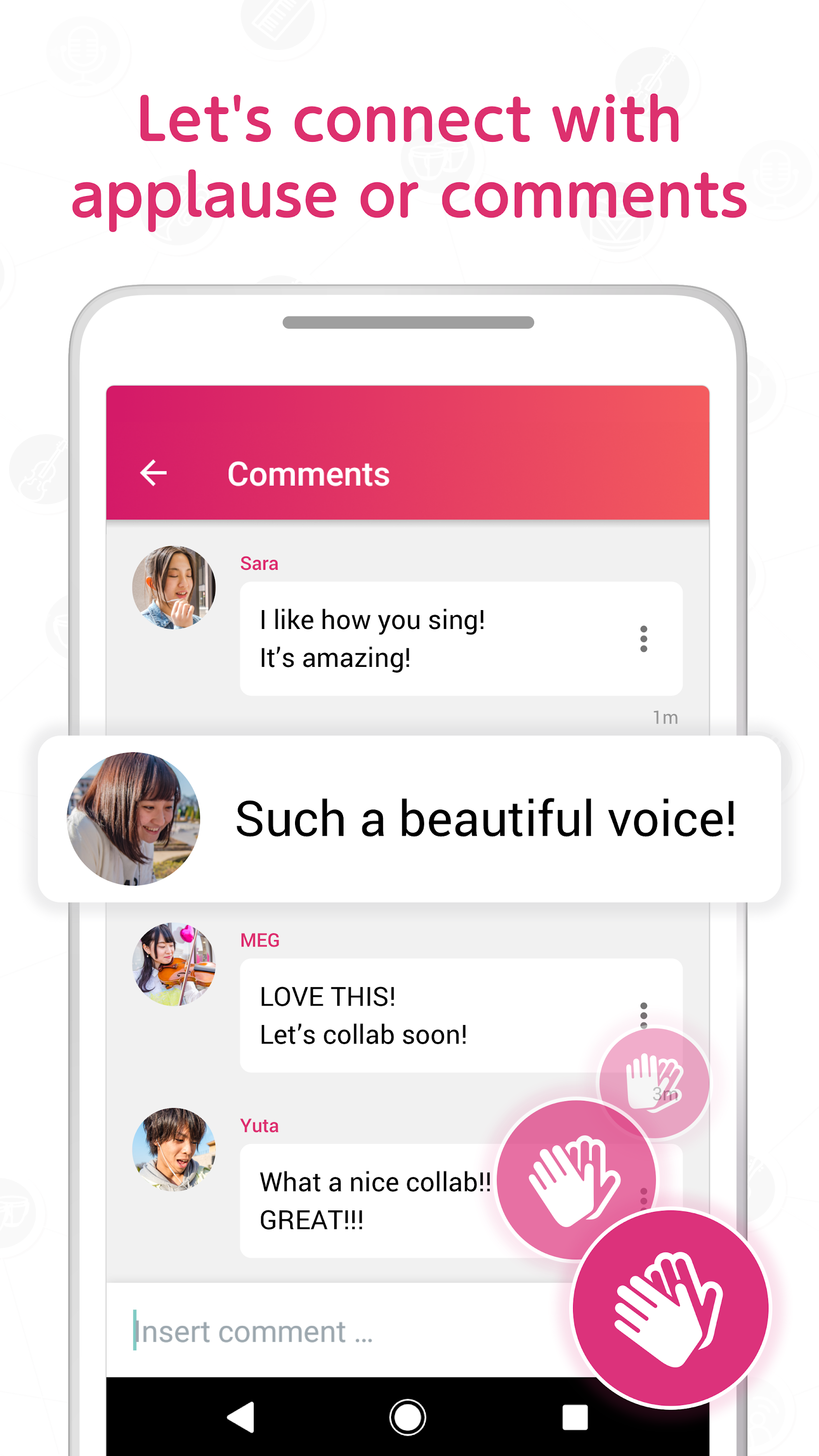 اسکرین شات 4 برنامه Record your music, sing - nana