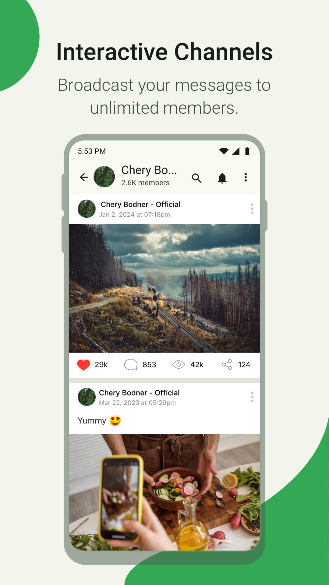 اسکرین شات 5 برنامه nandbox Messenger – video chat