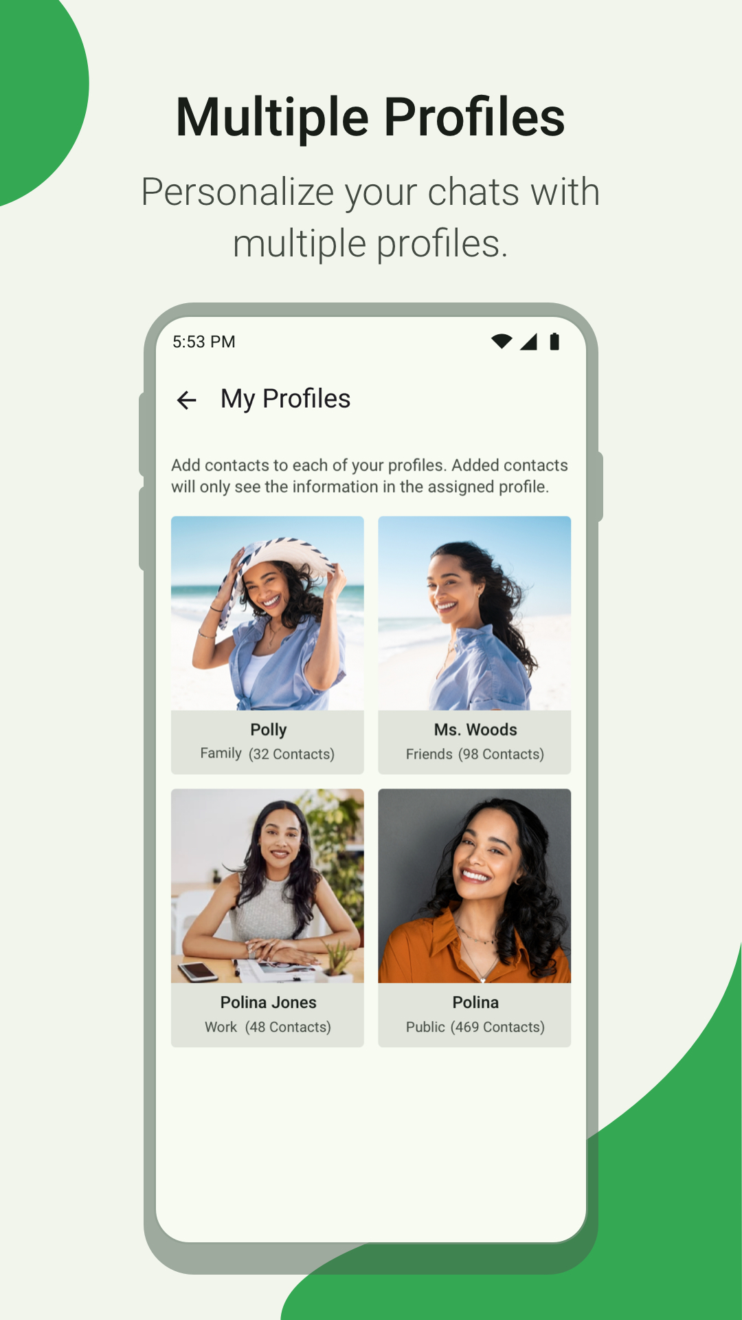 اسکرین شات 4 برنامه nandbox Messenger – video chat
