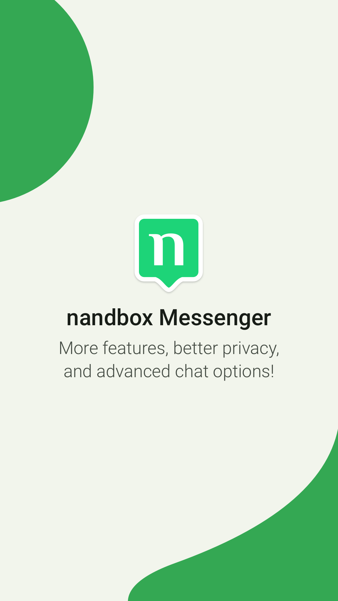 اسکرین شات 1 برنامه nandbox Messenger – video chat