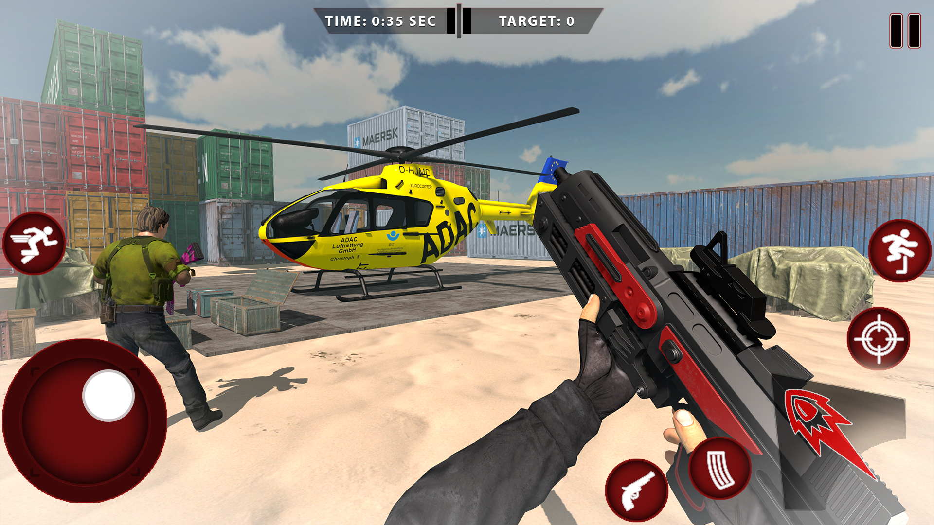 اسکرین شات 1 بازی Anti Terrorist gun Shoot Games