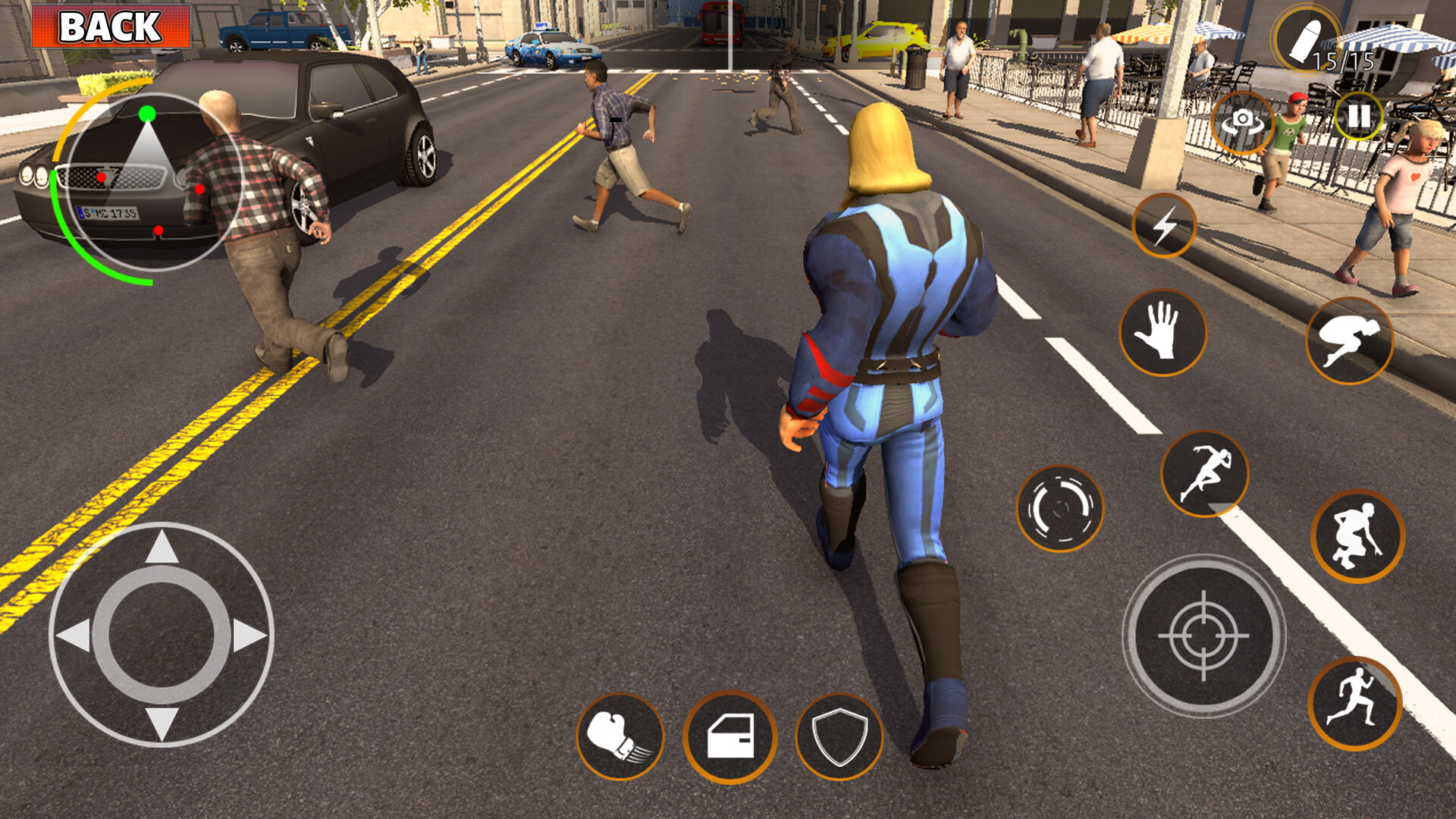 اسکرین شات 4 بازی Gangster Target Superhero Game
