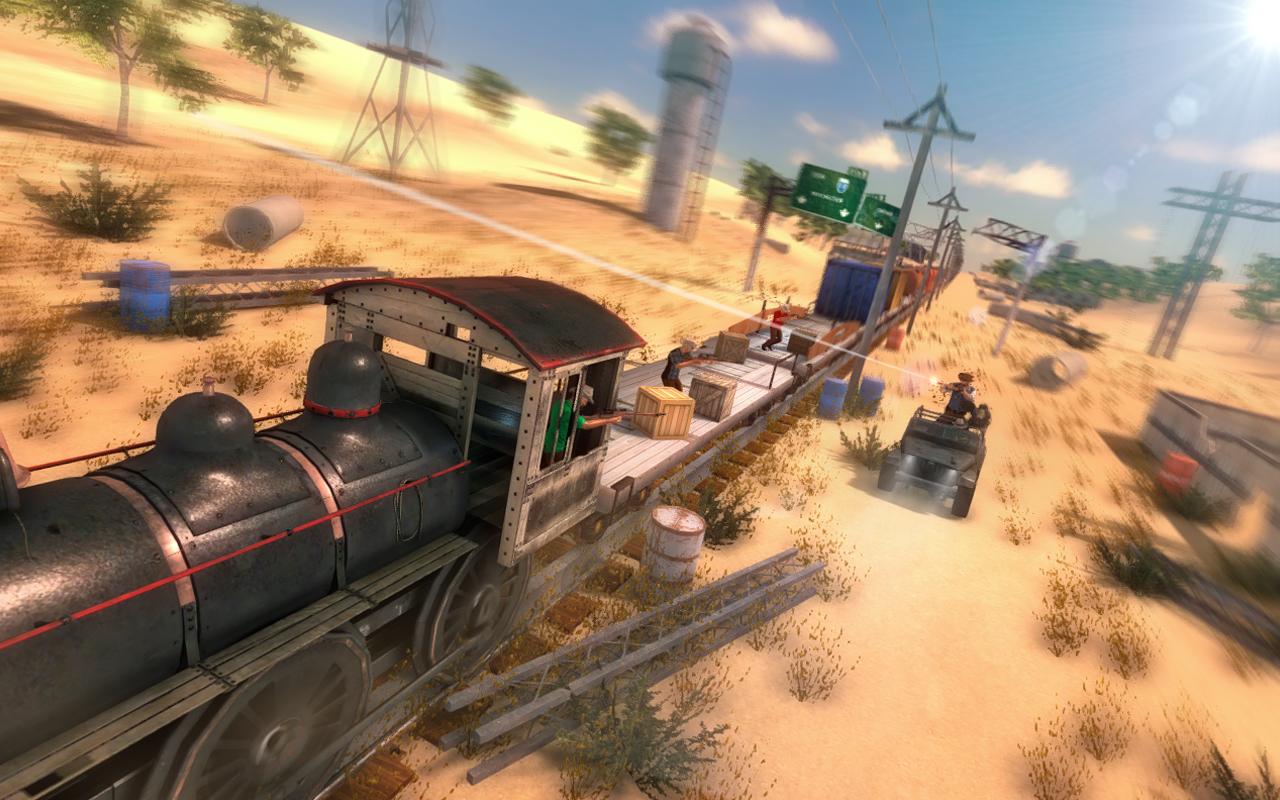 اسکرین شات 2 بازی Sniper 3d Train Shooter