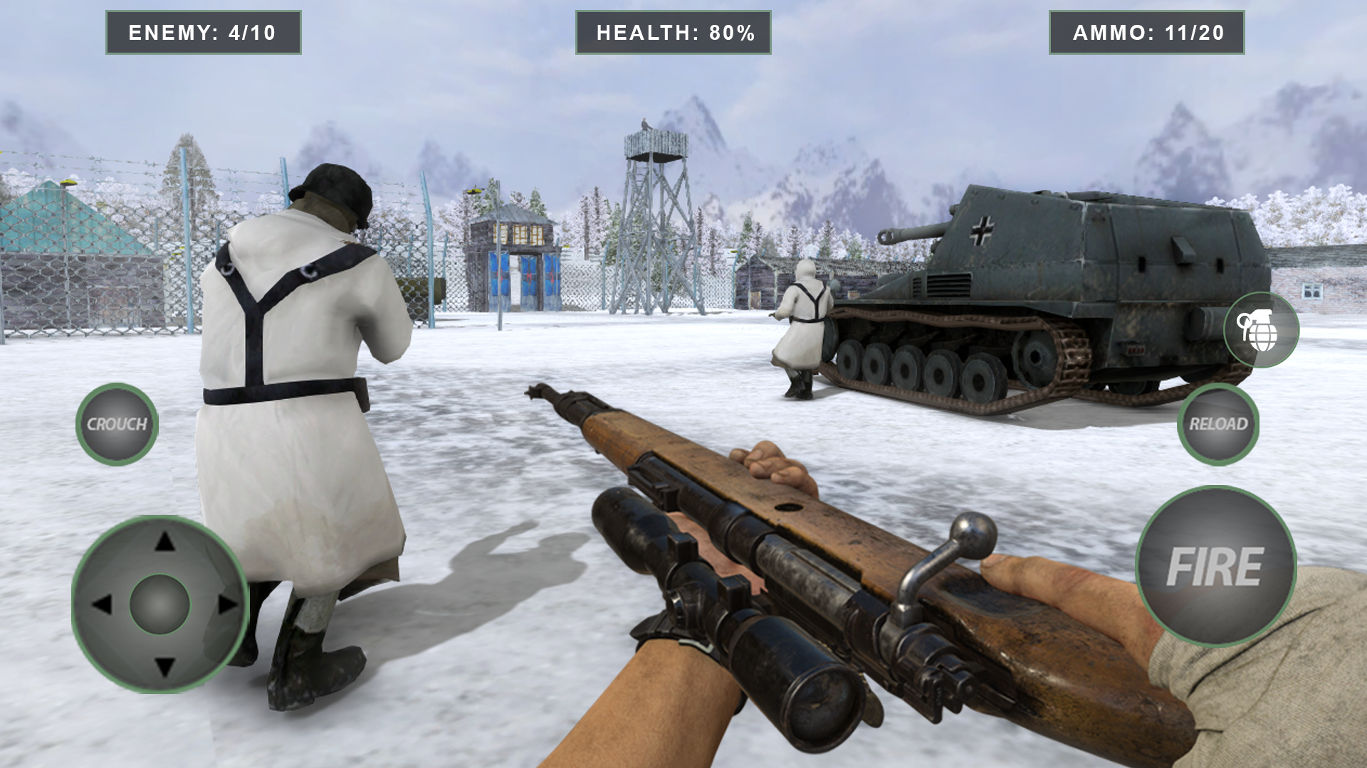 اسکرین شات 3 بازی World War Sniper Hero