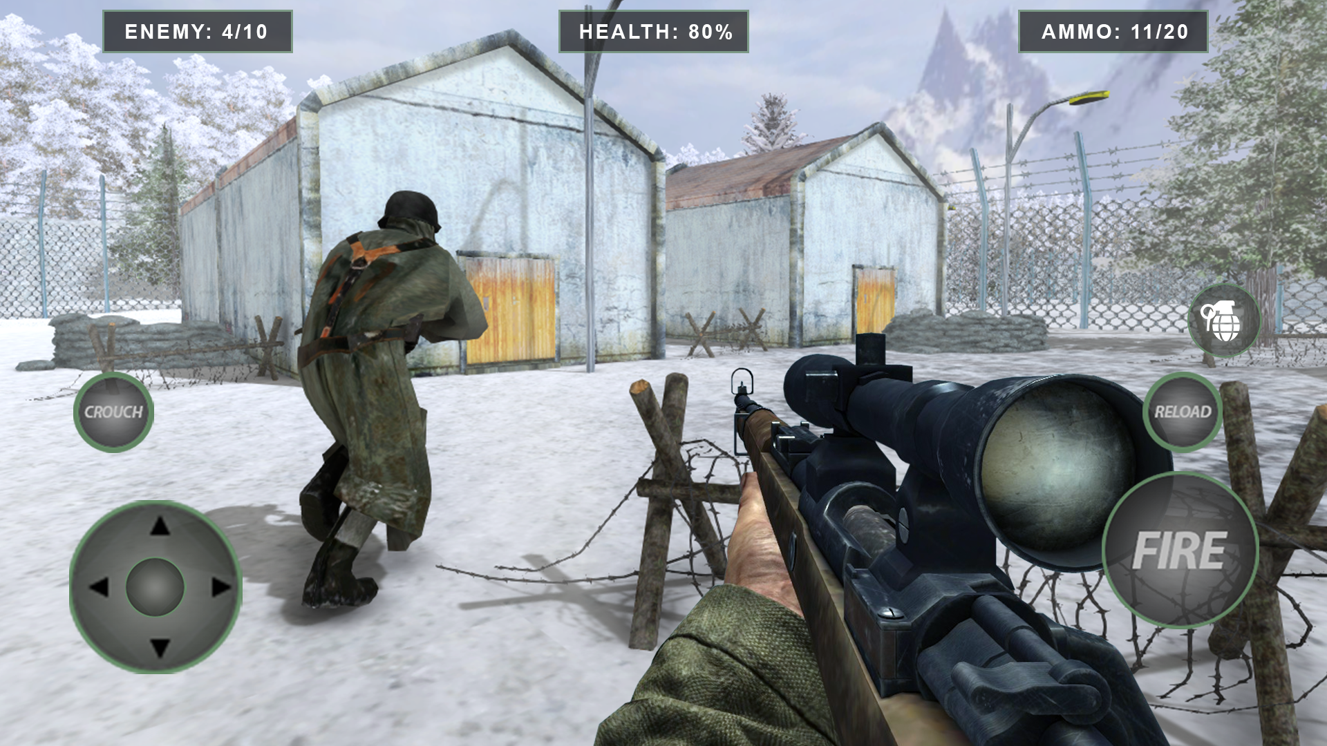 اسکرین شات 1 بازی World War Sniper Hero
