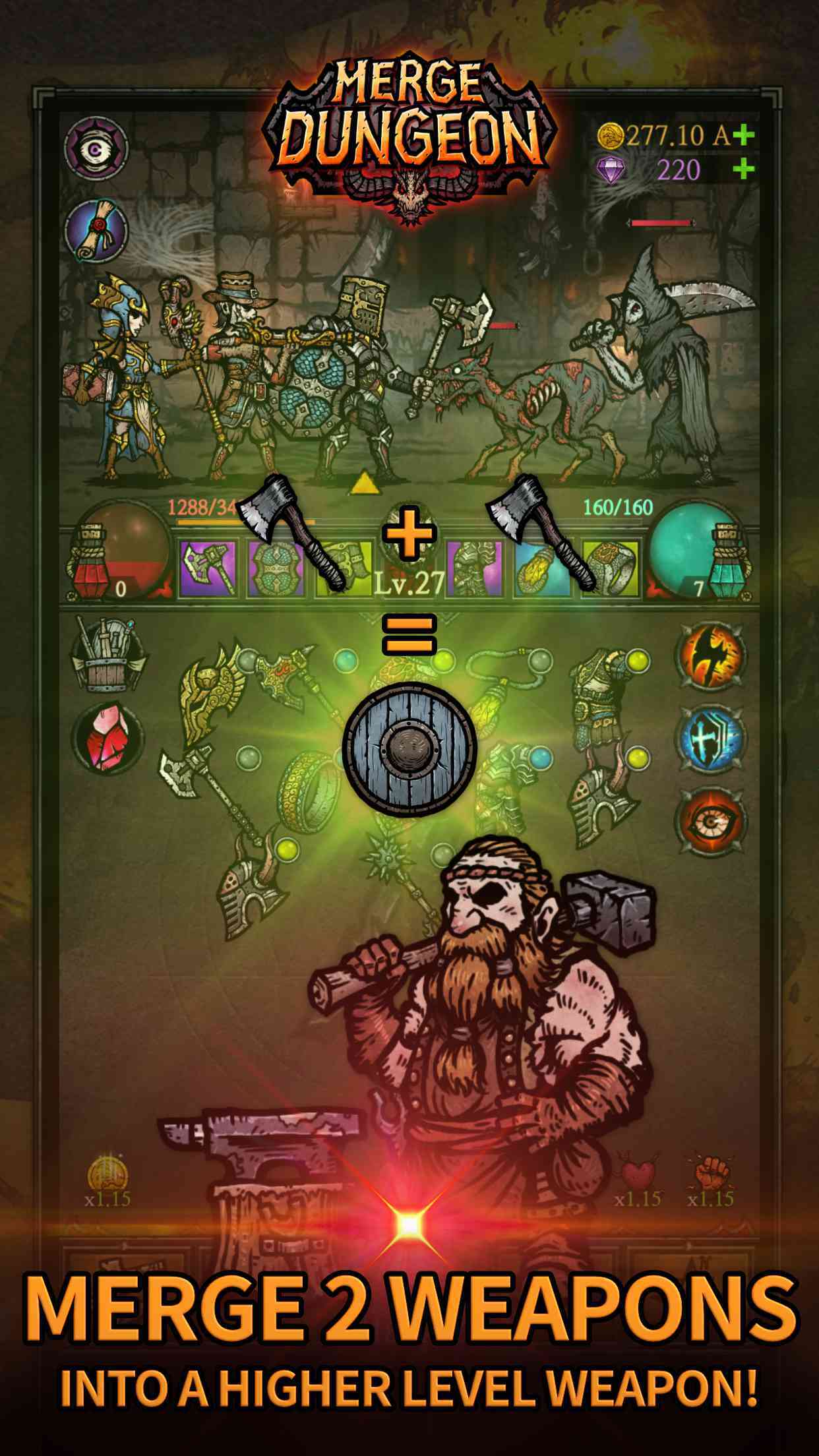 اسکرین شات 1 بازی Merge Dungeon