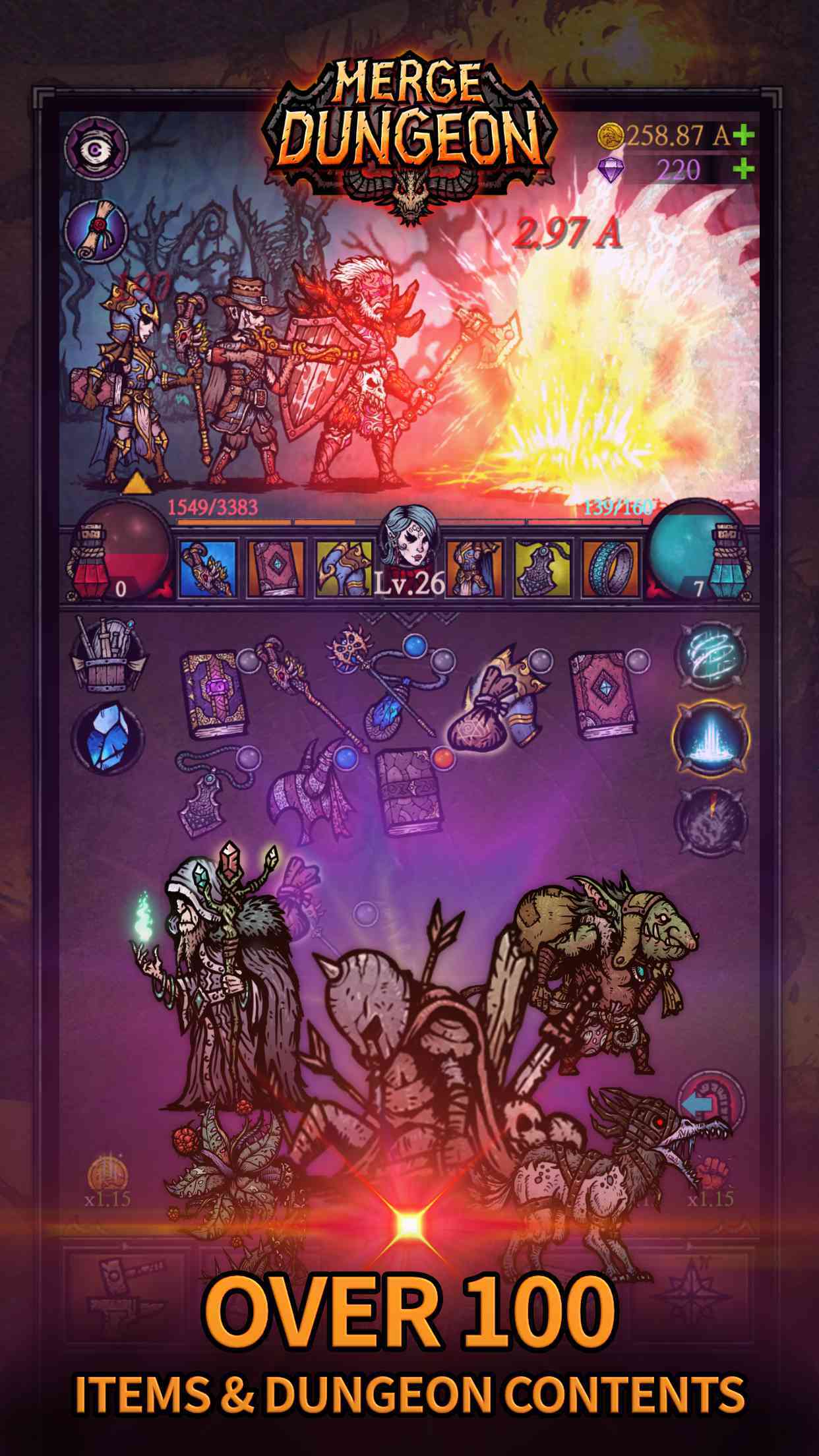اسکرین شات 5 بازی Merge Dungeon