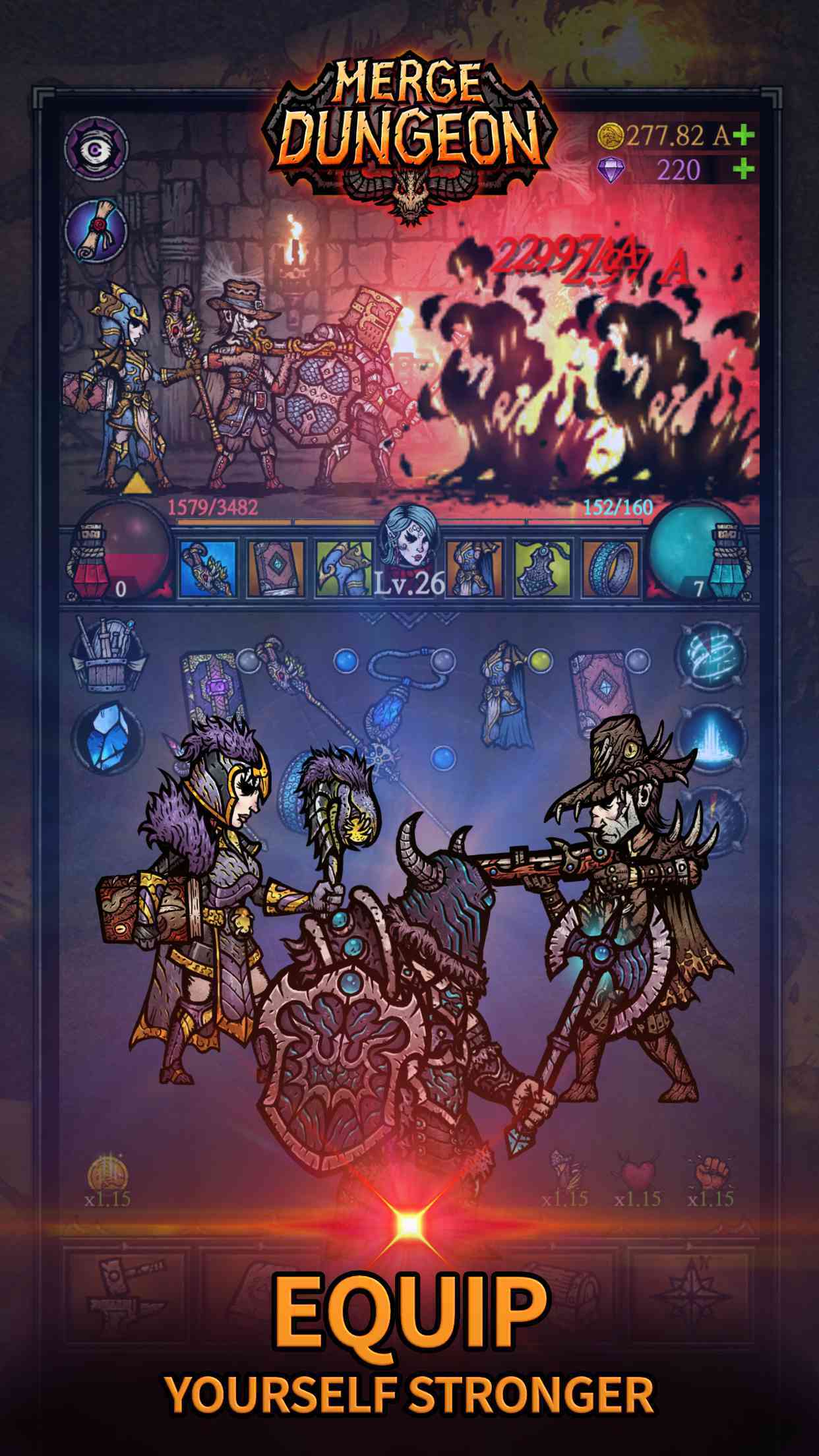 اسکرین شات 3 بازی Merge Dungeon