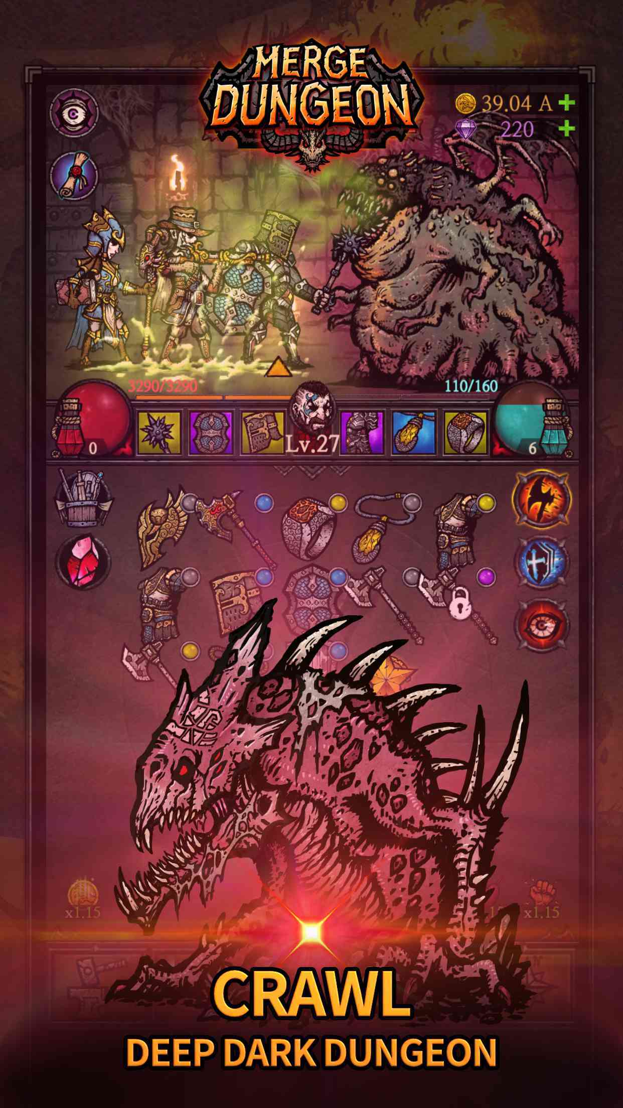 اسکرین شات 2 بازی Merge Dungeon