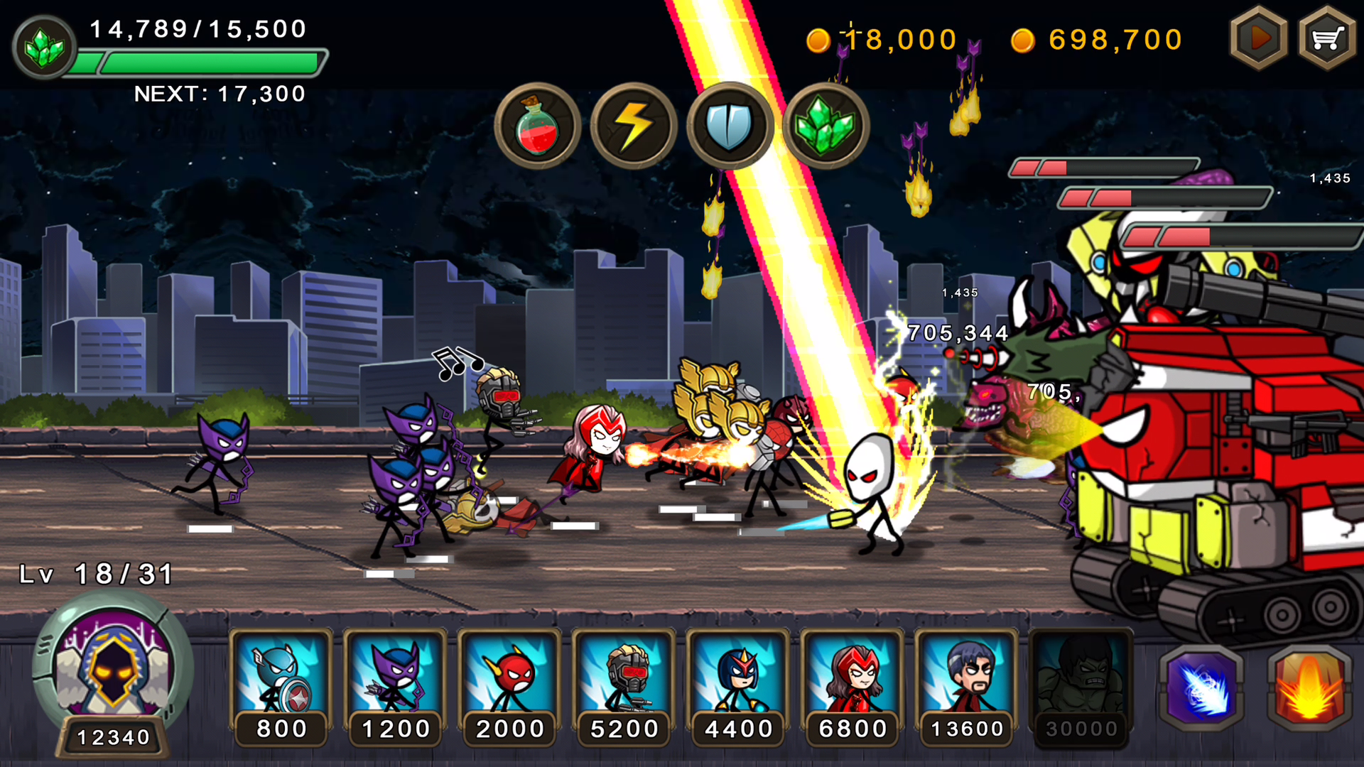 اسکرین شات 3 بازی HERO WARS SuperStickmanDefense