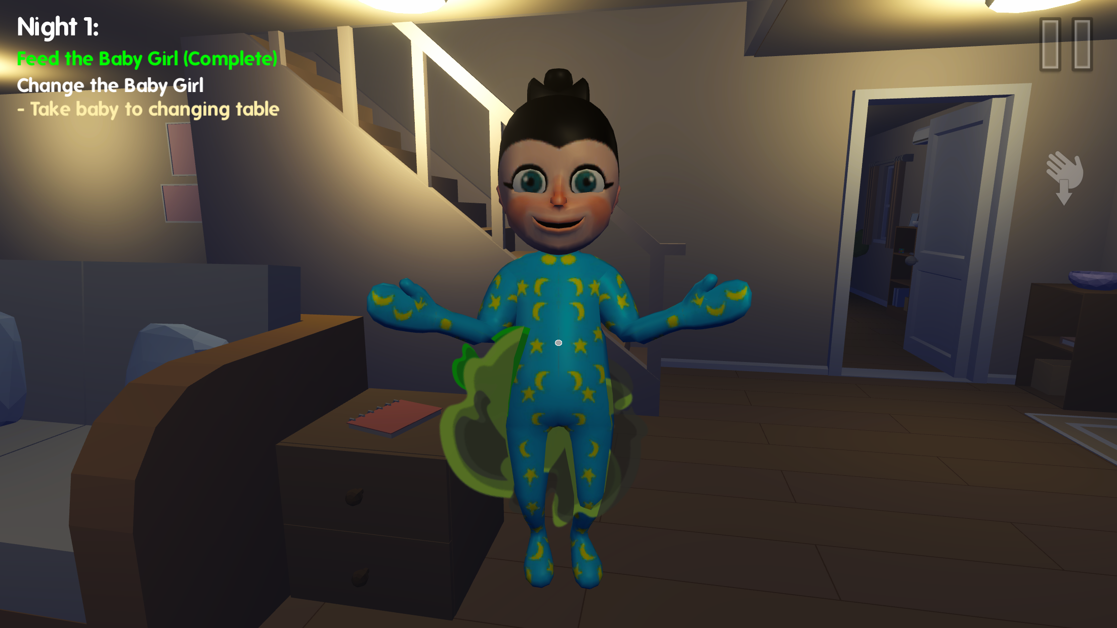 اسکرین شات 6 بازی Scary Baby Girl in House 3D