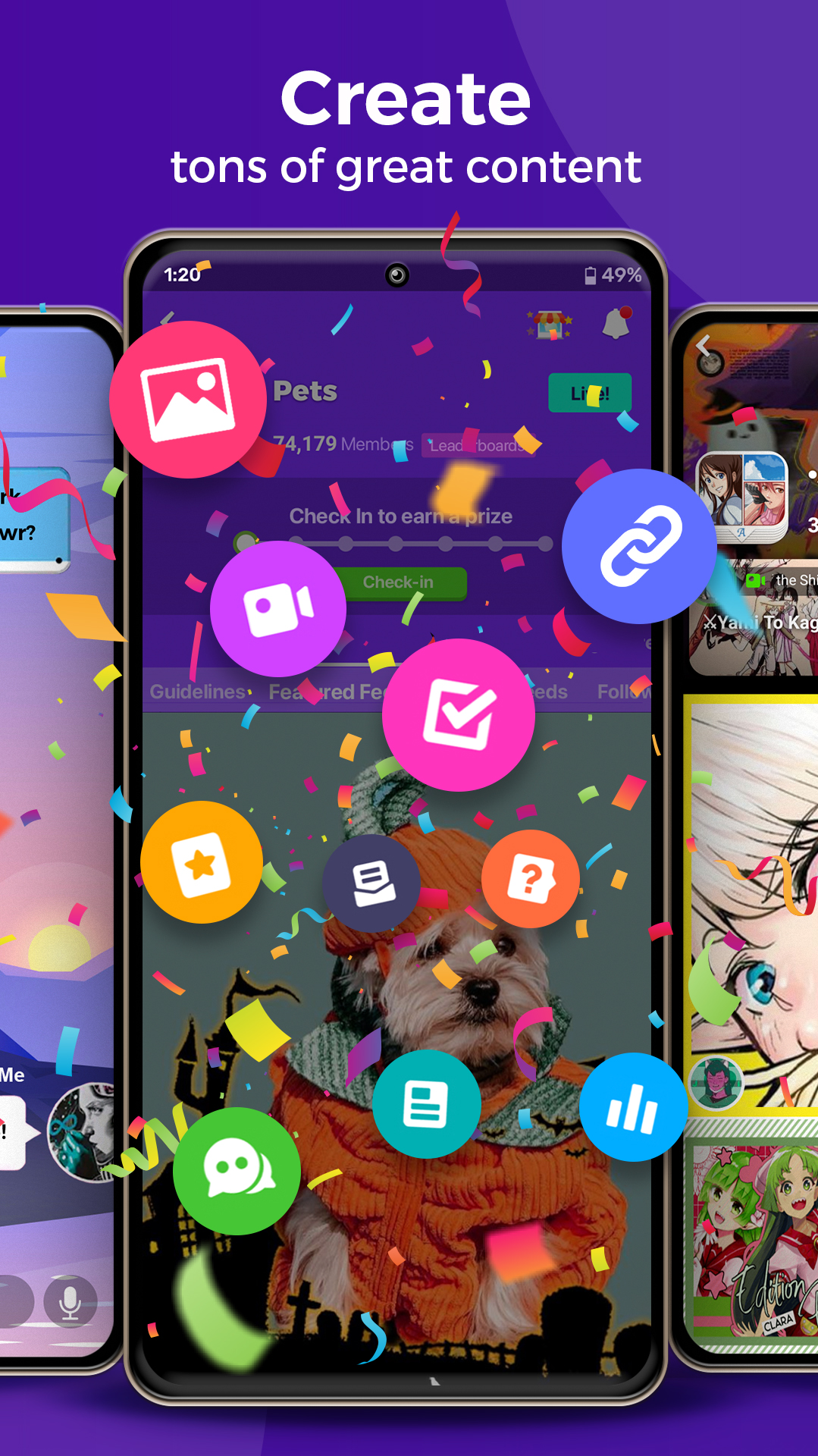 اسکرین شات 4 برنامه Amino: Communities and Fandom