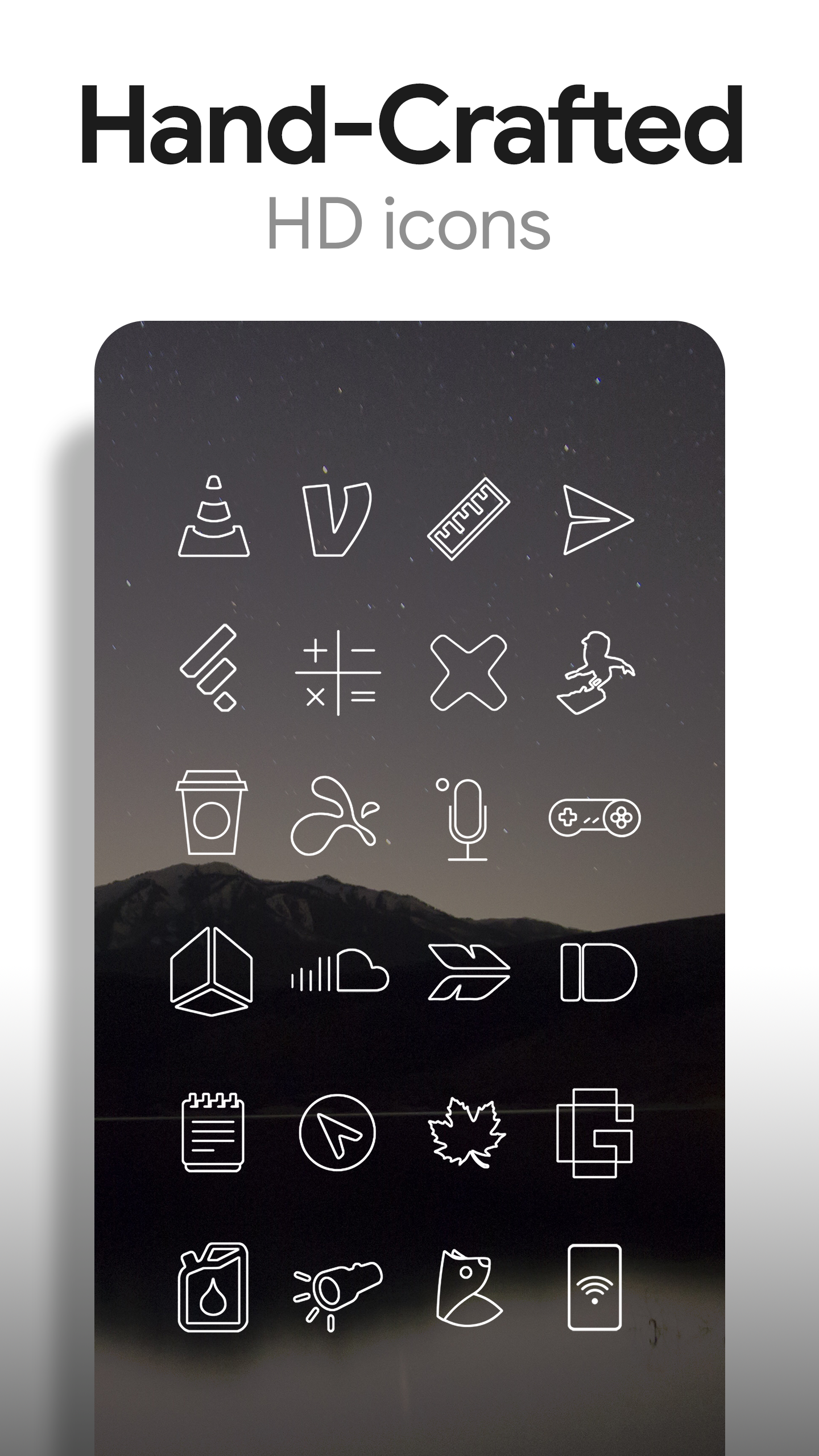 اسکرین شات 3 برنامه Lines - Icon Pack