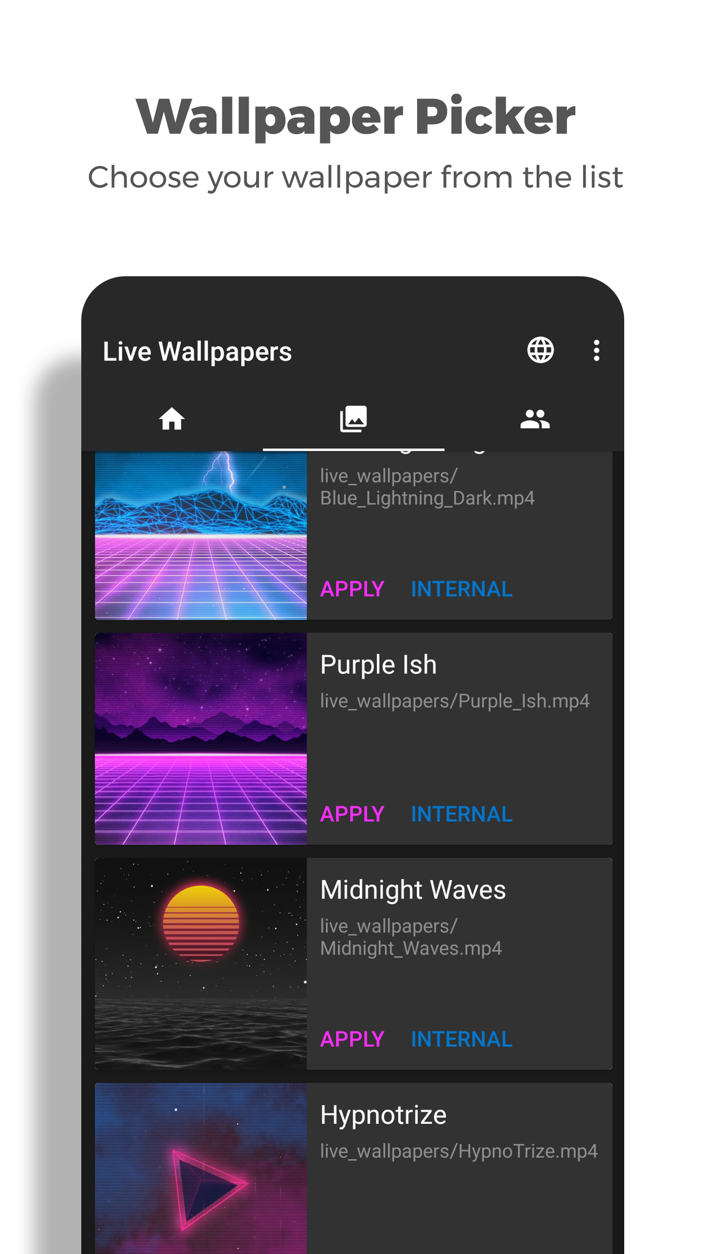 اسکرین شات 4 برنامه Rad Walls - Live Wallpapers