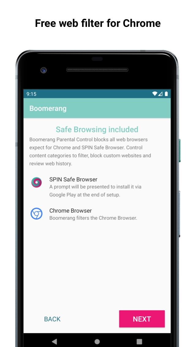 اسکرین شات 4 برنامه Boomerang Parental Control