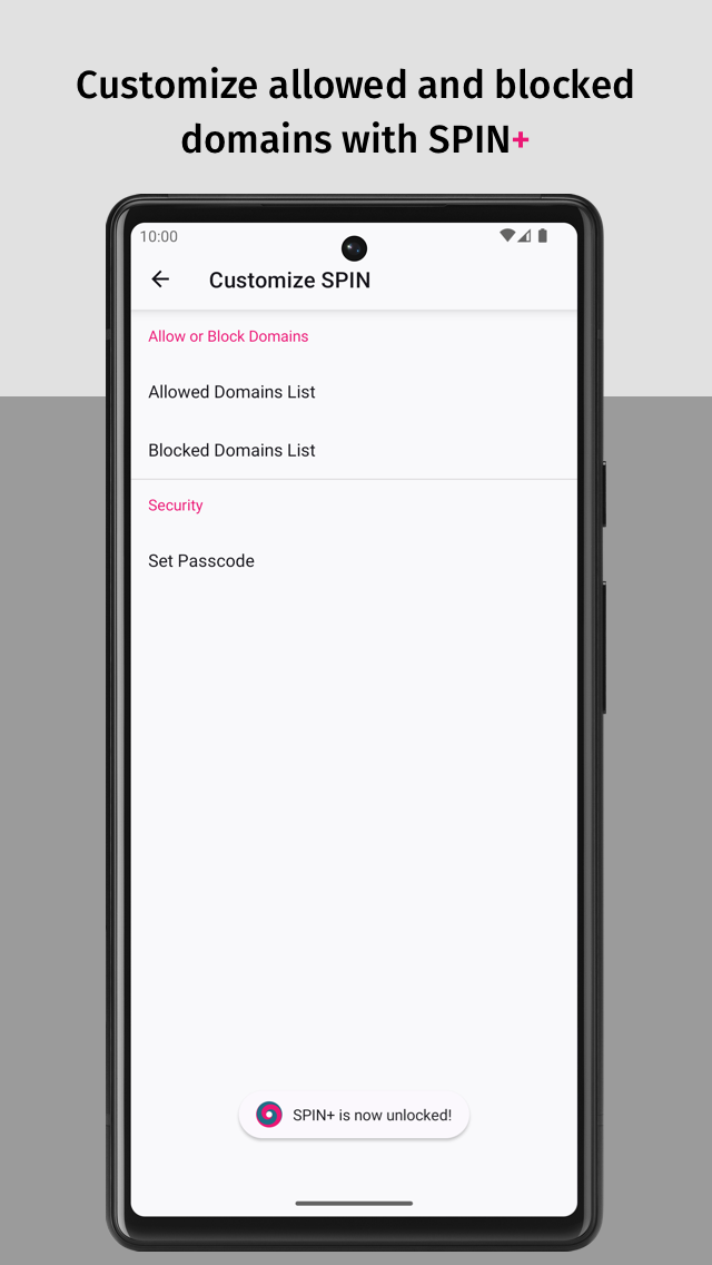 اسکرین شات 4 برنامه SPIN Safe Browser: Web Filter