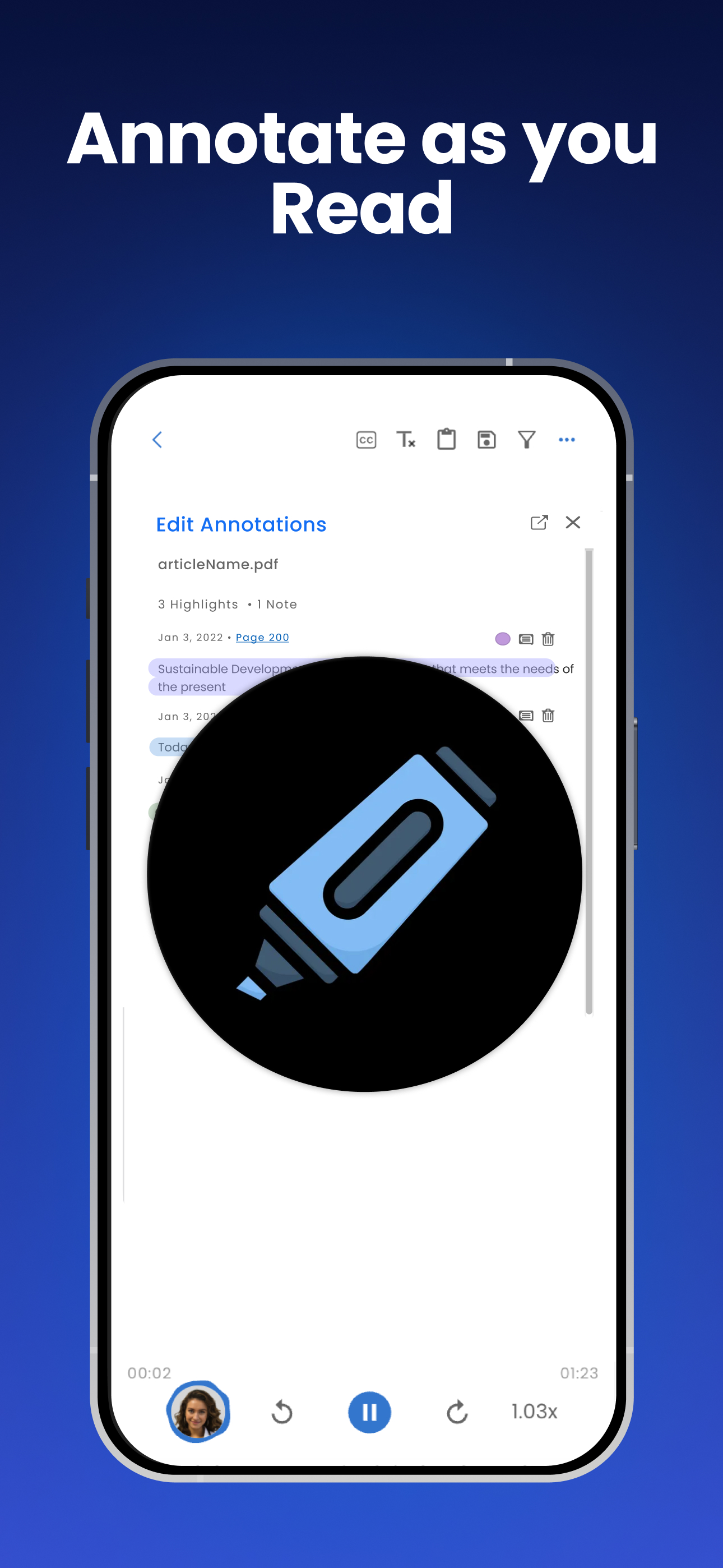 اسکرین شات 8 برنامه NaturalReader - Text to Speech