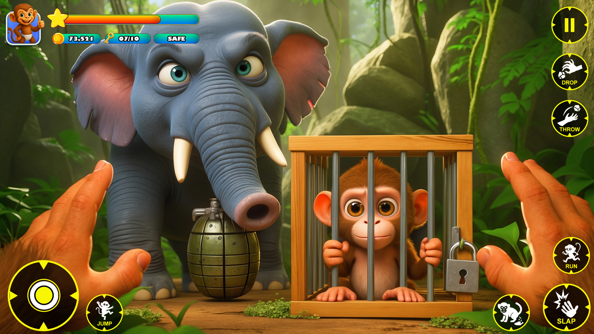 اسکرین شات 1 بازی I Am Crazy Monkey