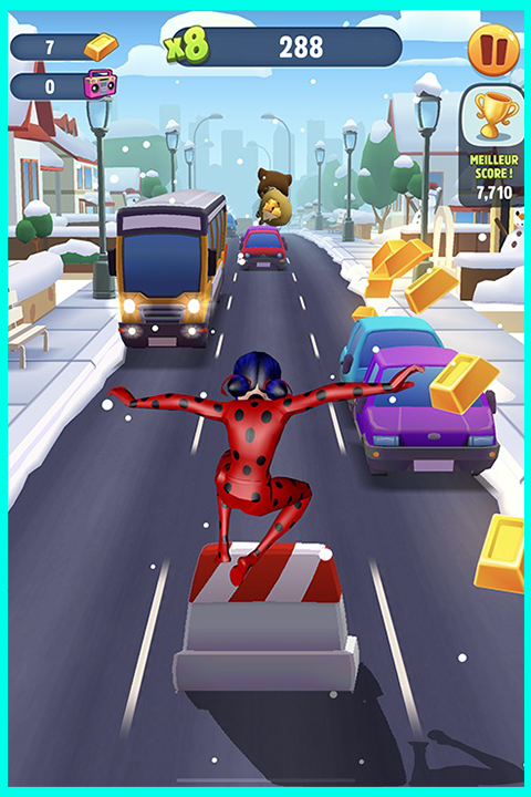 اسکرین شات 3 بازی Lady Subway Girl Bug 3D