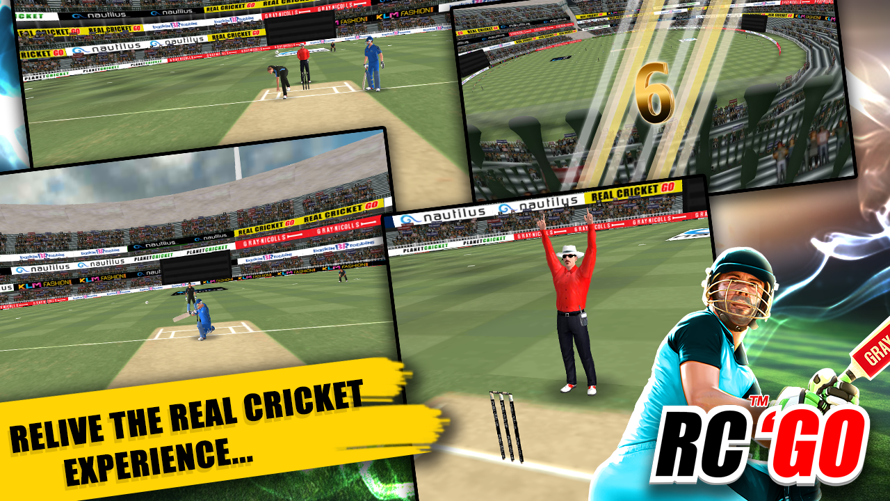اسکرین شات 4 بازی Real Cricket™ GO