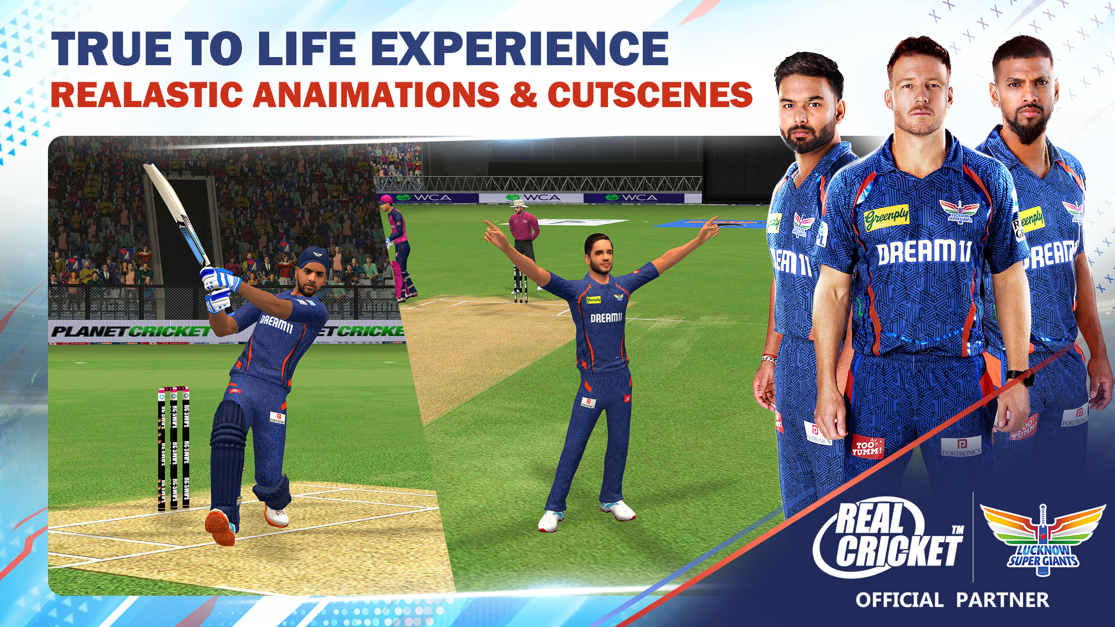اسکرین شات 4 بازی Real Cricket Swipe