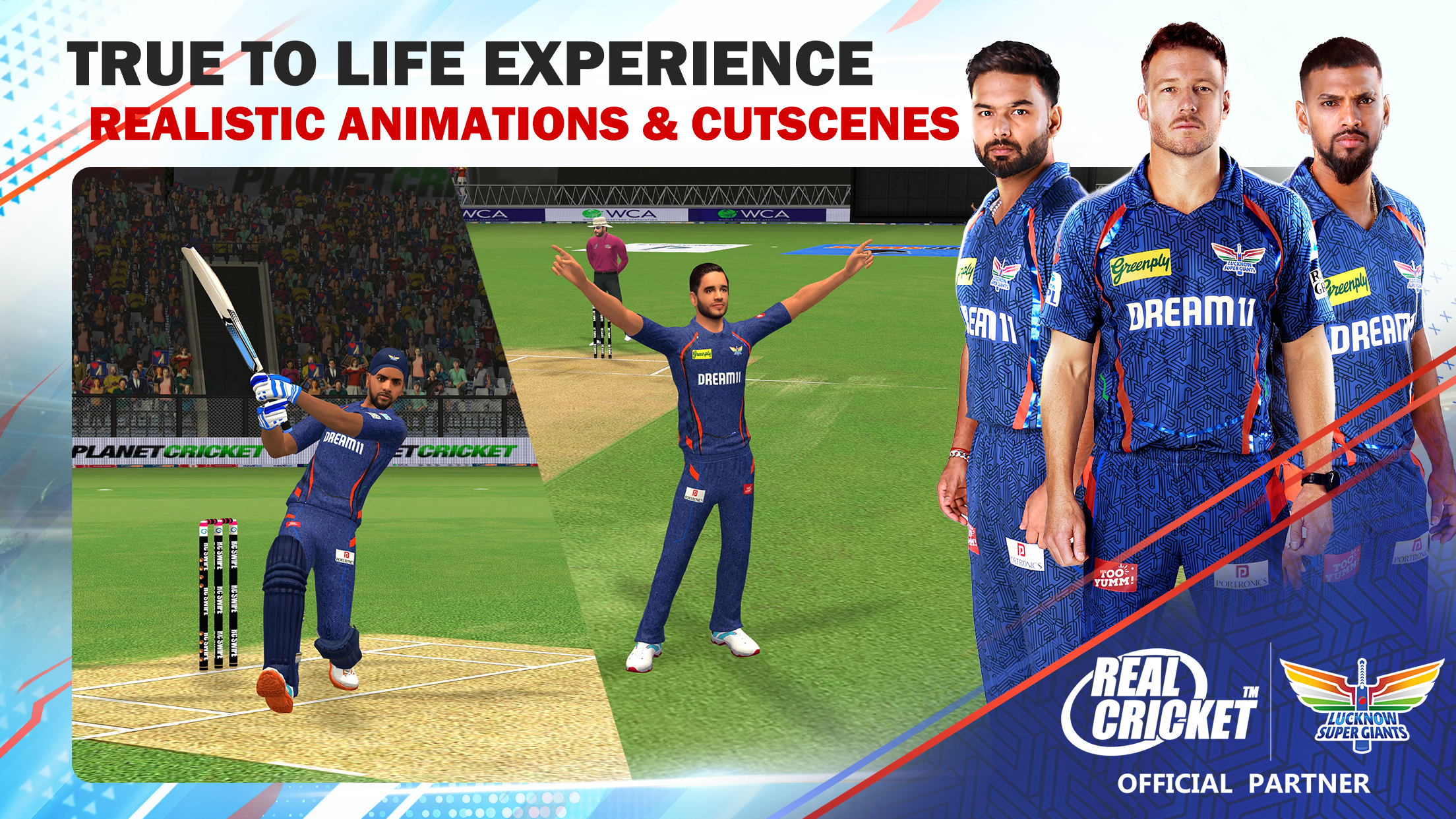 اسکرین شات 4 بازی Real Cricket Swipe