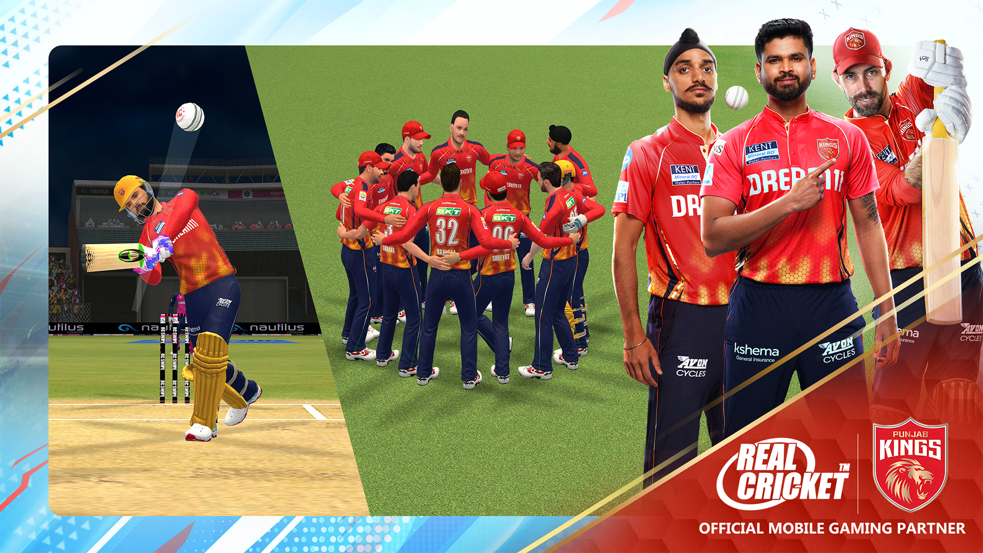 اسکرین شات 5 بازی Real Cricket Swipe