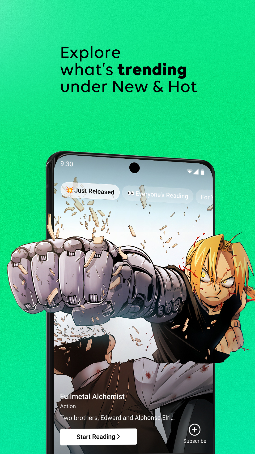 اسکرین شات 5 برنامه WEBTOON: Manga, Comics, Manhwa