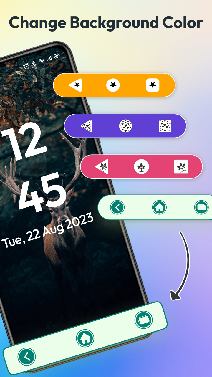 اسکرین شات 3 برنامه Custom Navigation Bar