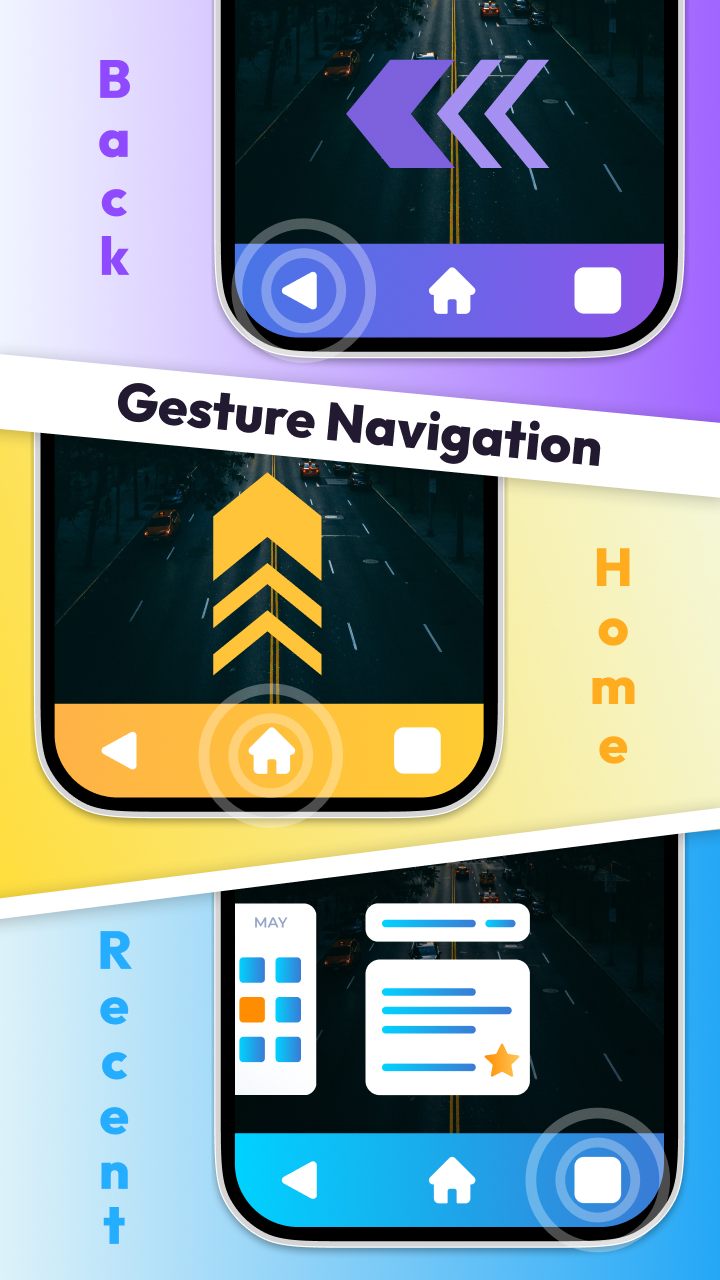 اسکرین شات 1 برنامه Custom Navigation Bar